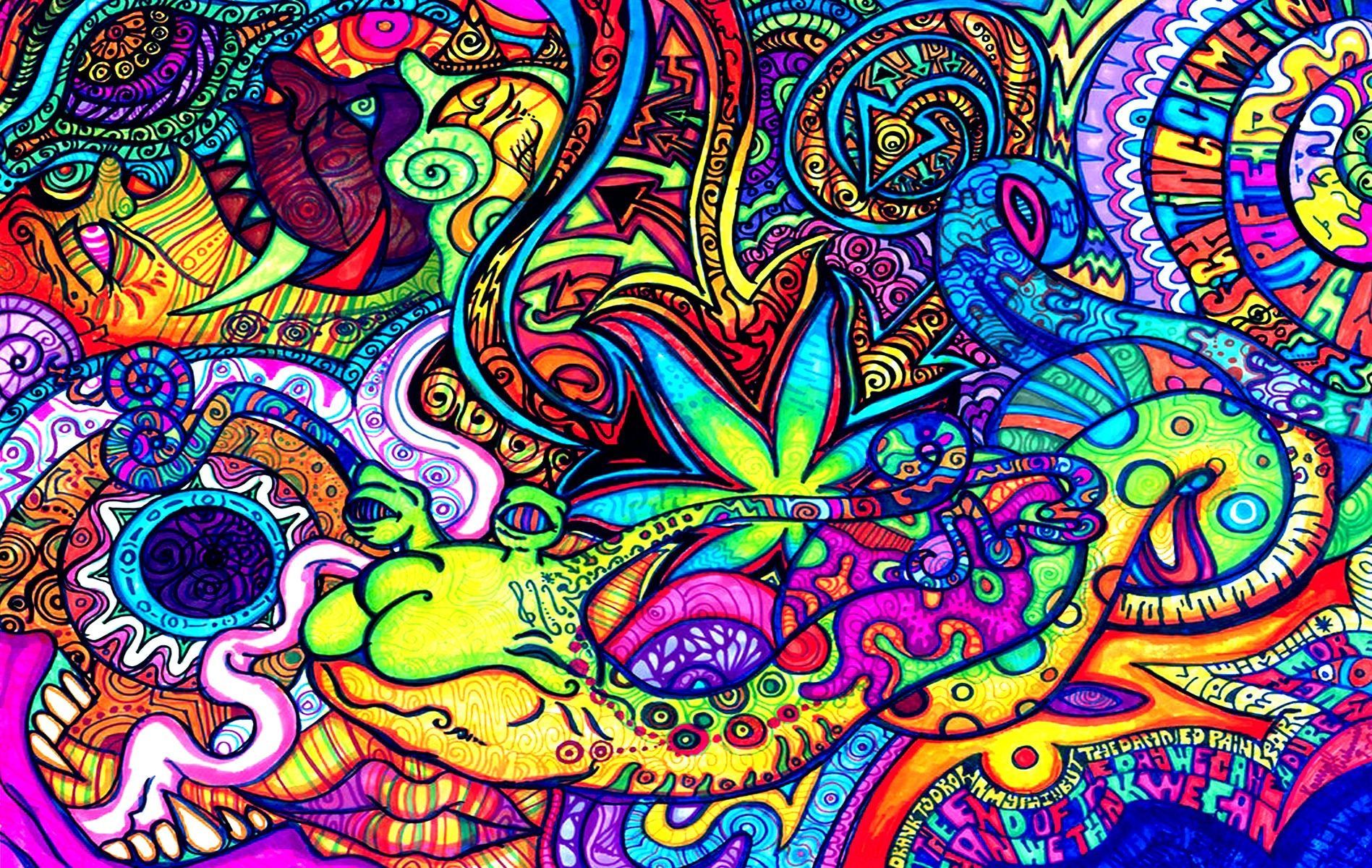 Stoner Smoking Trippy Wallpapers