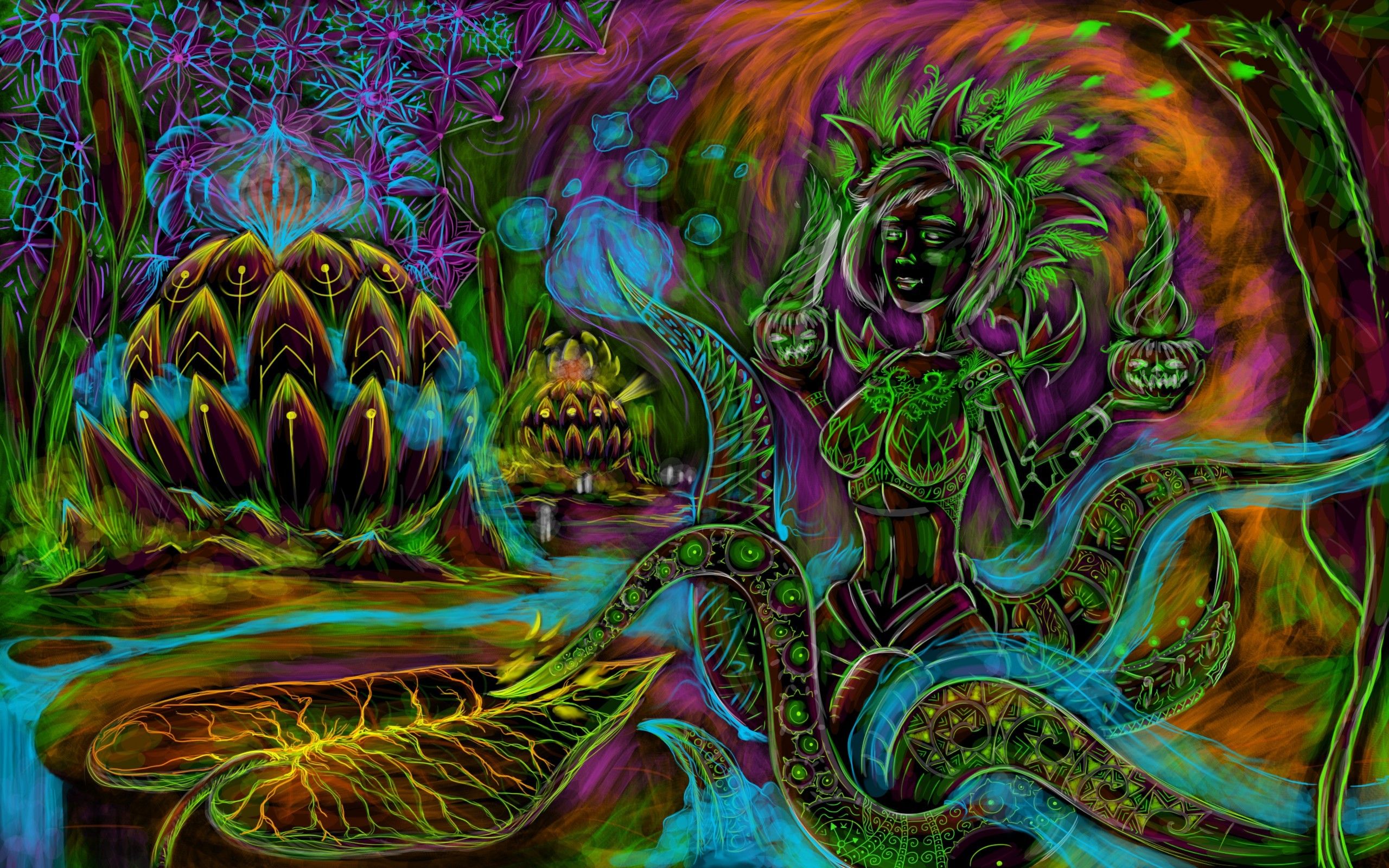 Stoner Trippy Mushroom Wallpapers