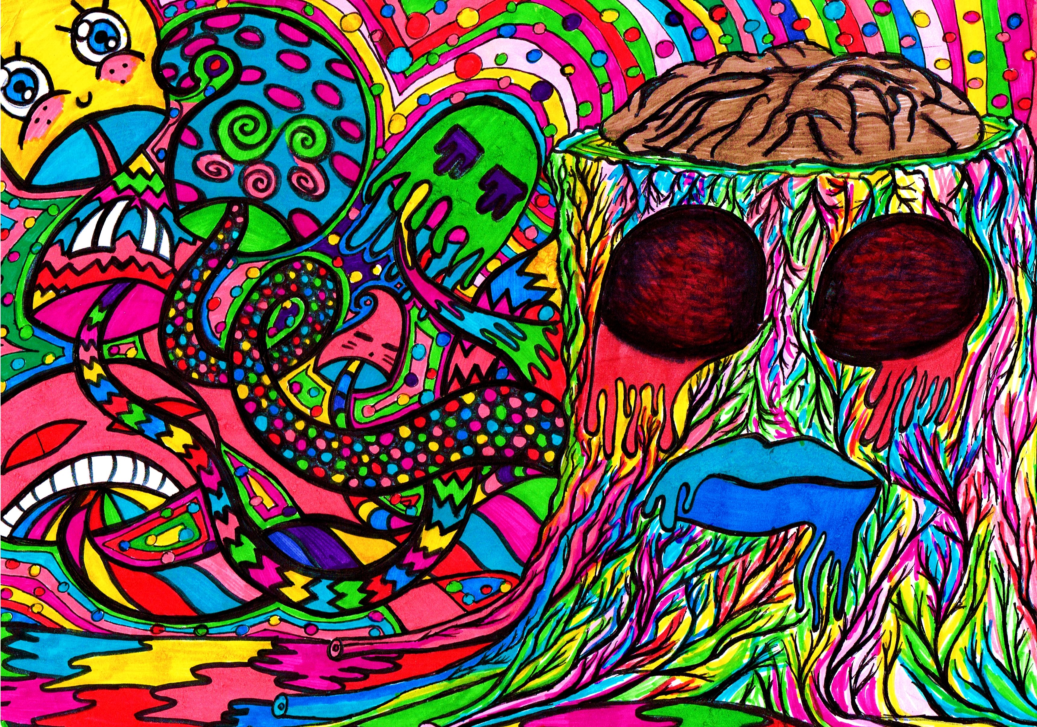 Stoner Trippy Mushroom Wallpapers