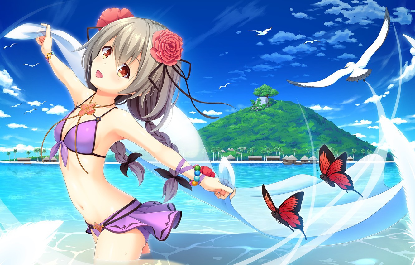 Summer Anime Girls Wallpapers