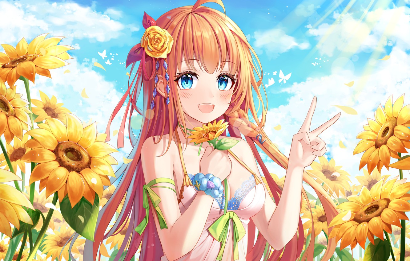 Summer Anime Girls Wallpapers