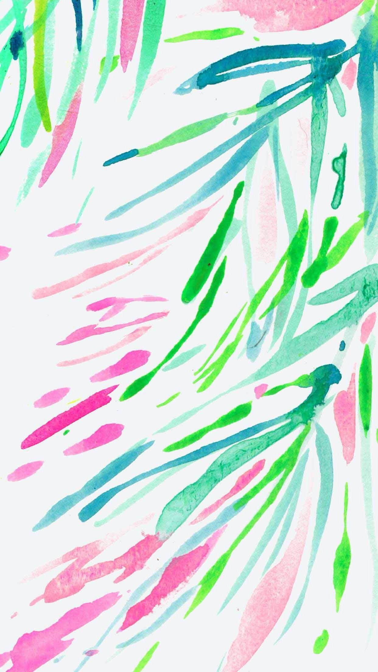 Summer Watercolor Iphone Wallpapers