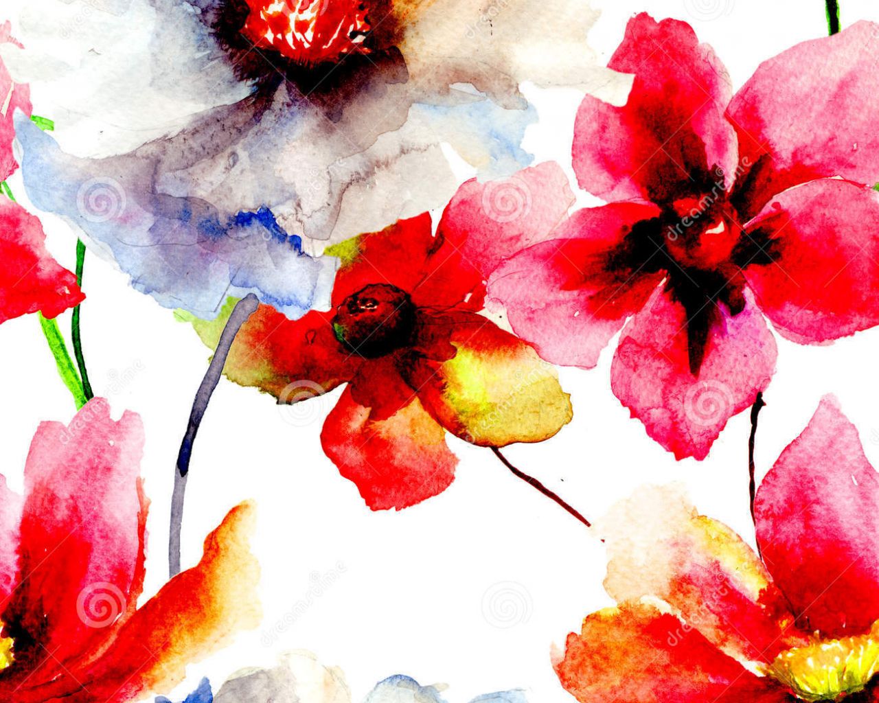 Summer Watercolor Iphone Wallpapers