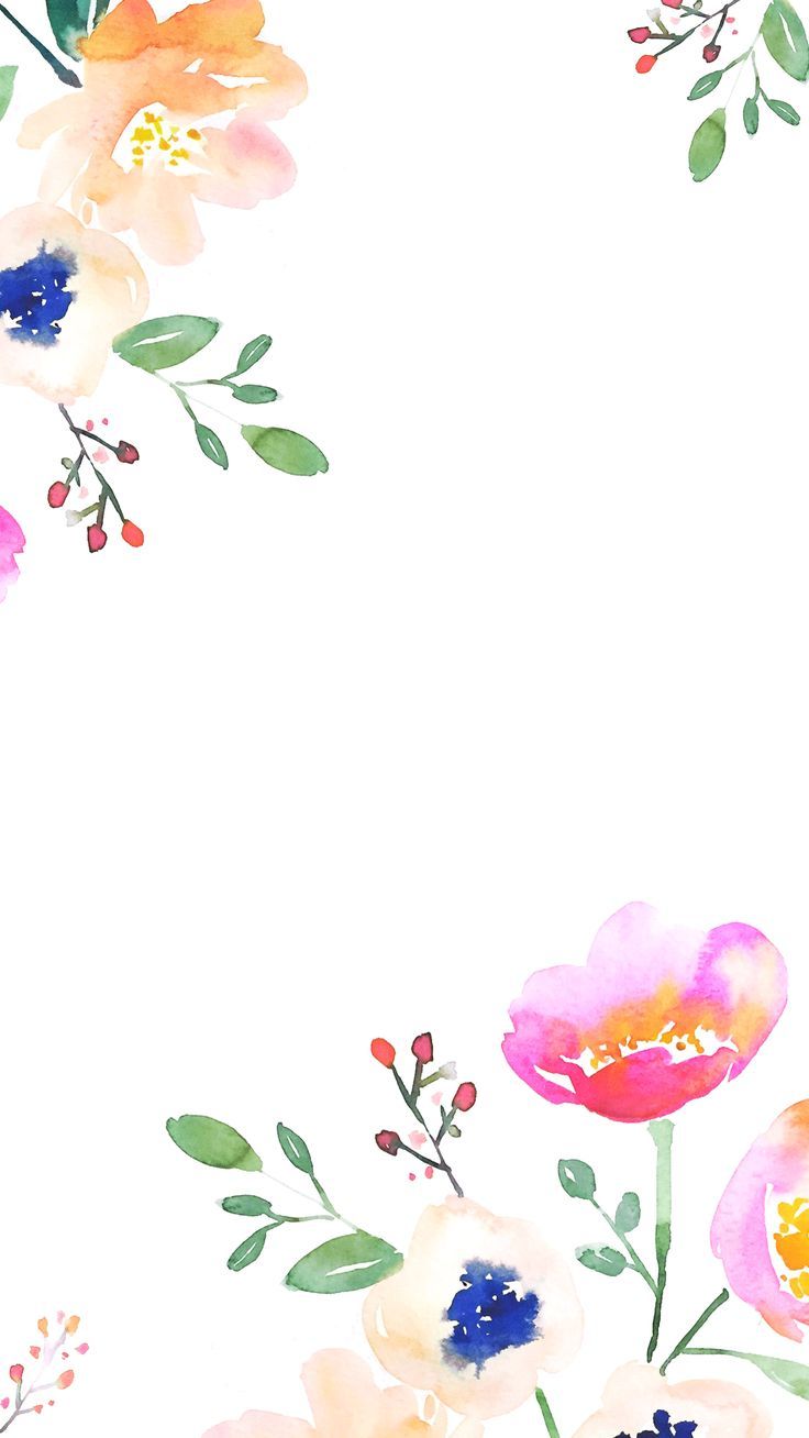 Summer Watercolor Iphone Wallpapers