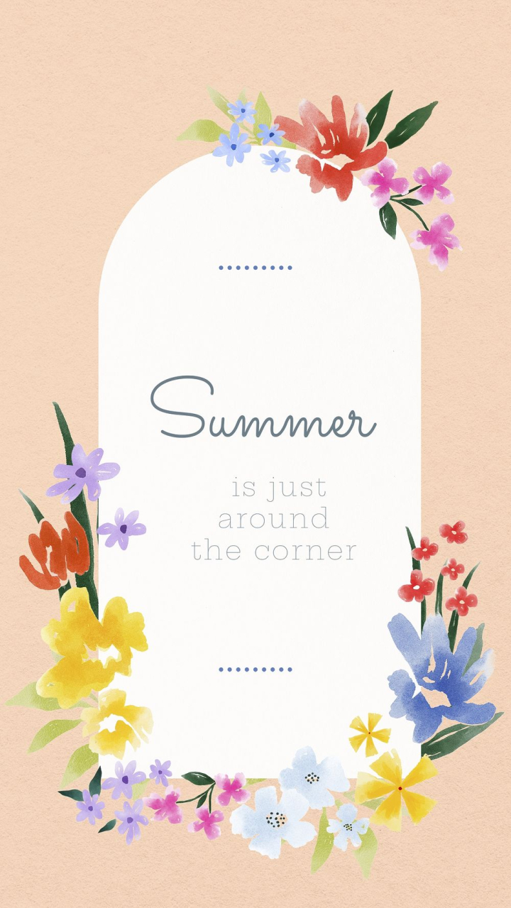 Summer Watercolor Iphone Wallpapers