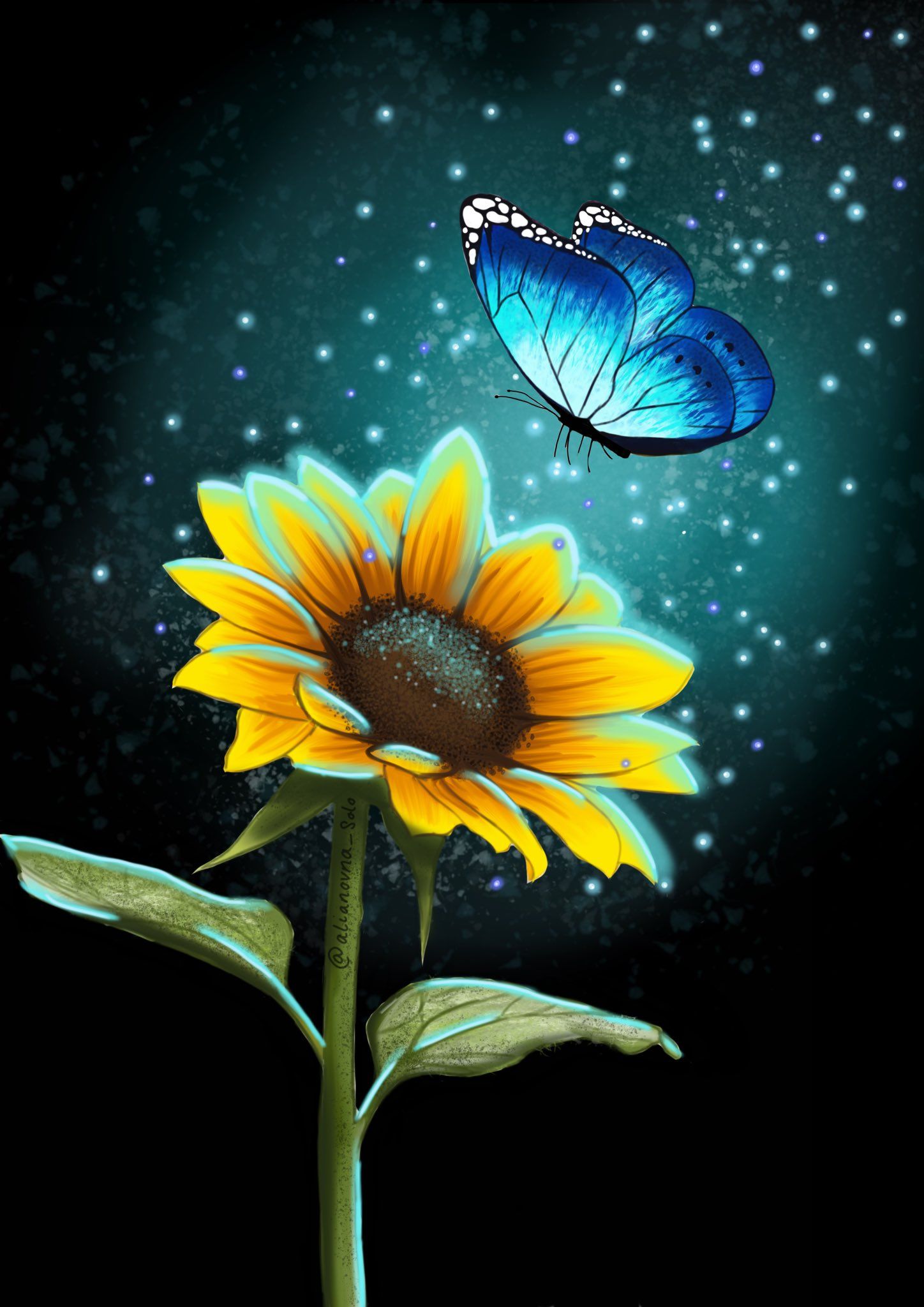 Sunflower And Butterfly Wallpapers