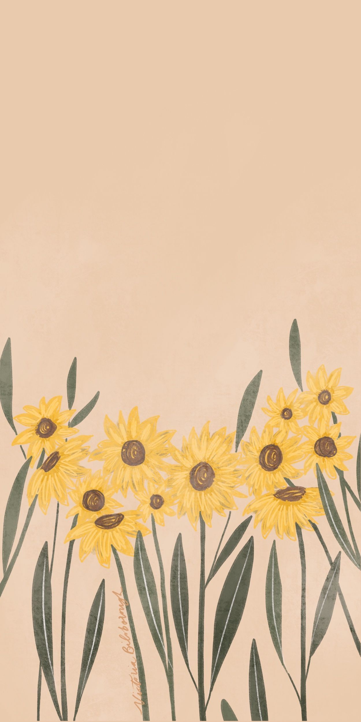Sunflower Art Wallpapers