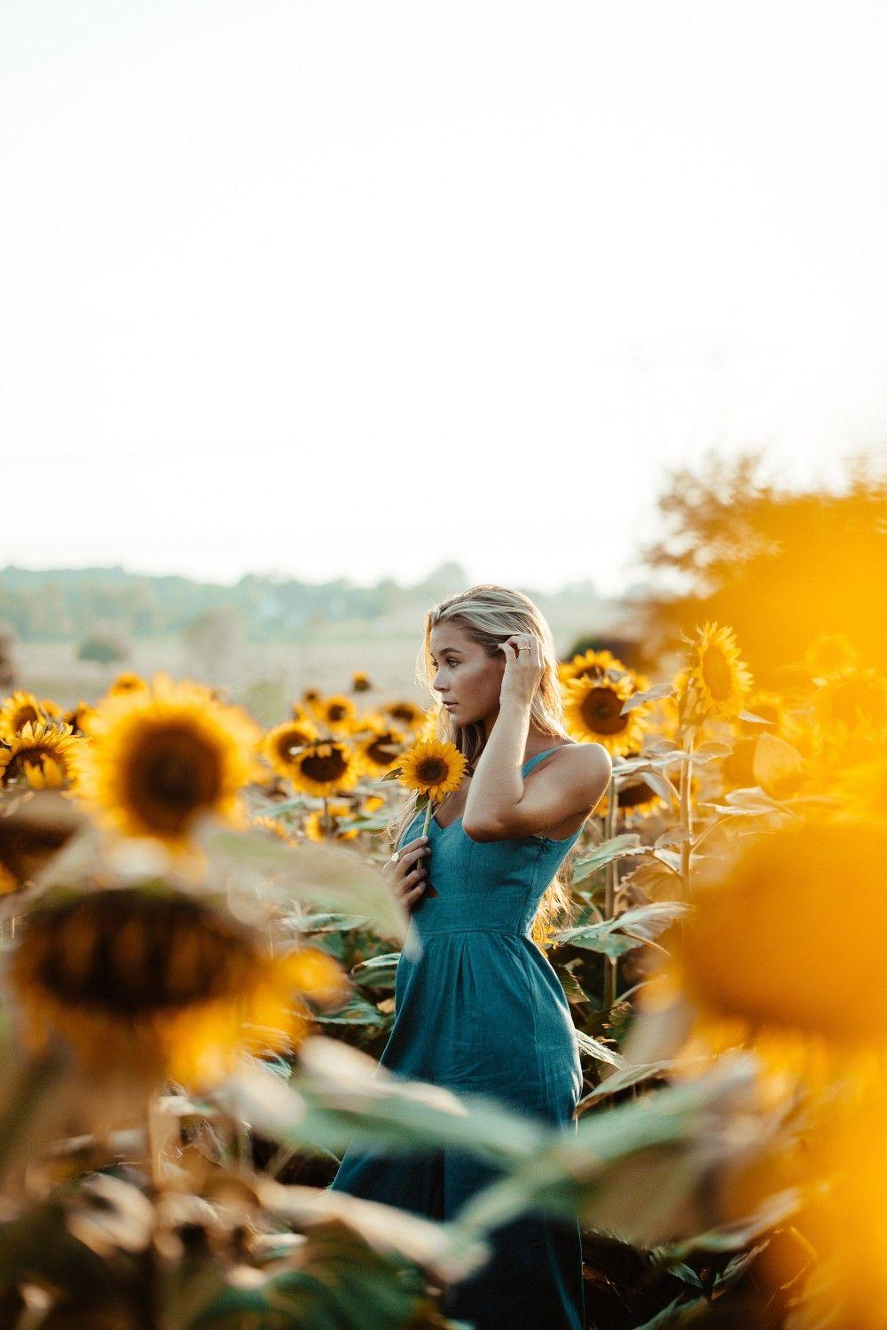 Sunflower Girl Wallpapers