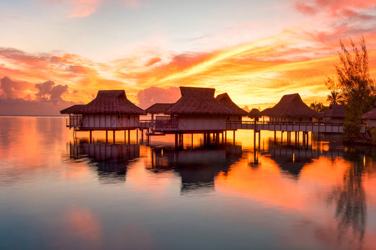 Sunset Bora Bora Wallpapers