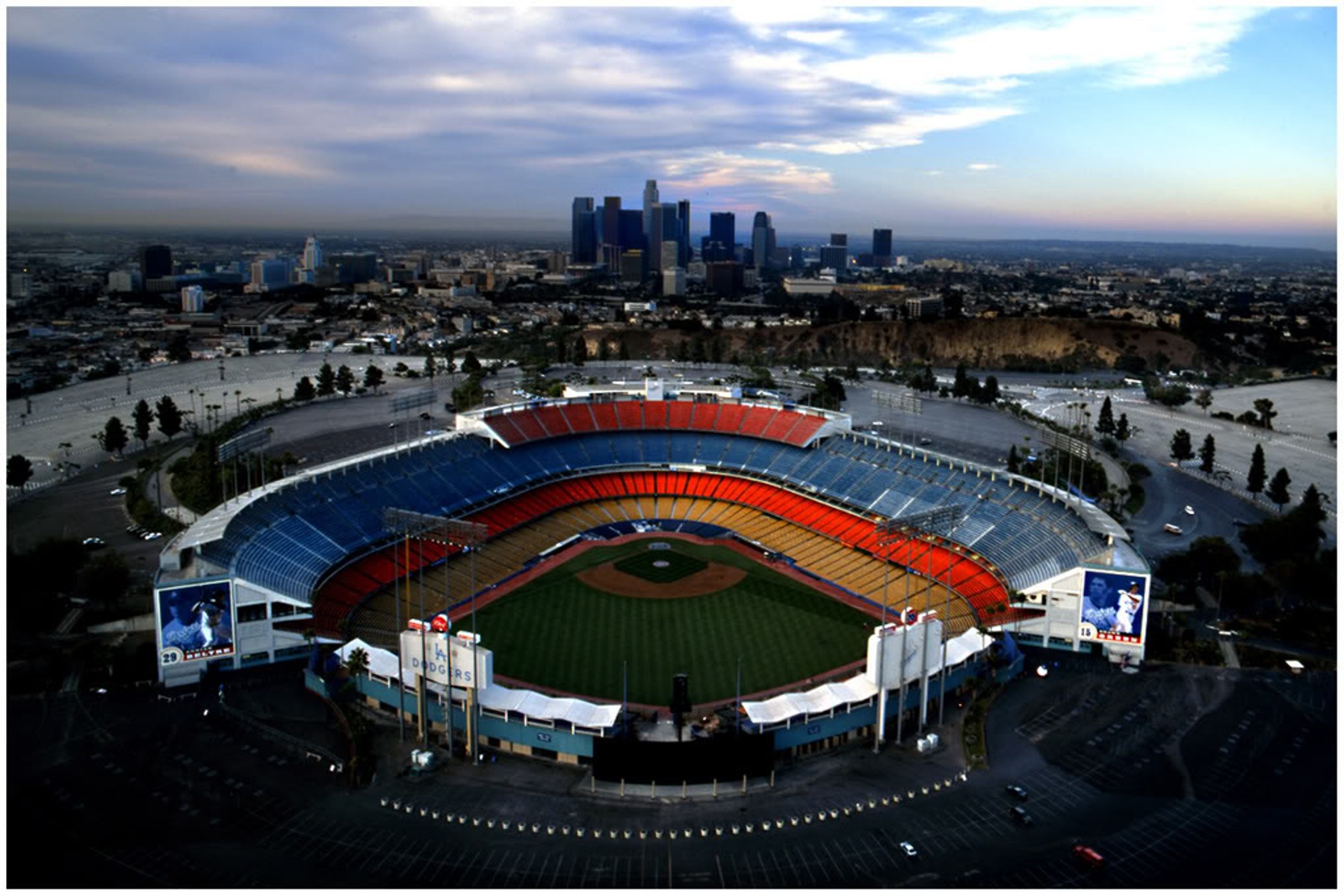 Sunset Dodger Stadium Wallpapers