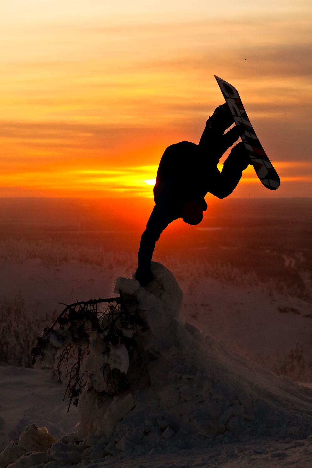 Sunset Snowboarding Wallpapers