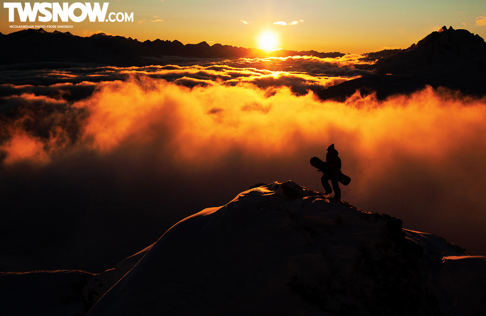 Sunset Snowboarding Wallpapers