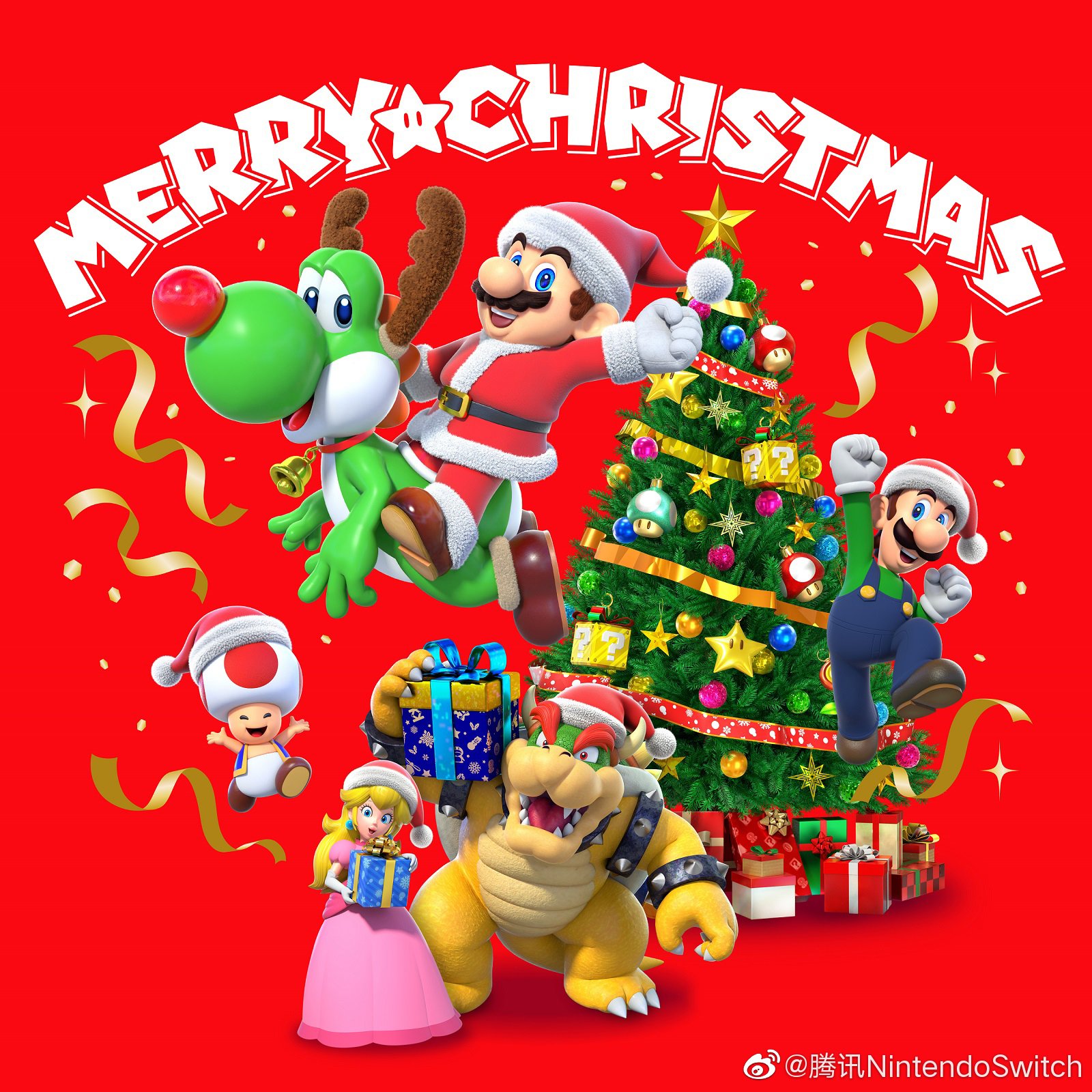 Super Mario Christmas Wallpapers