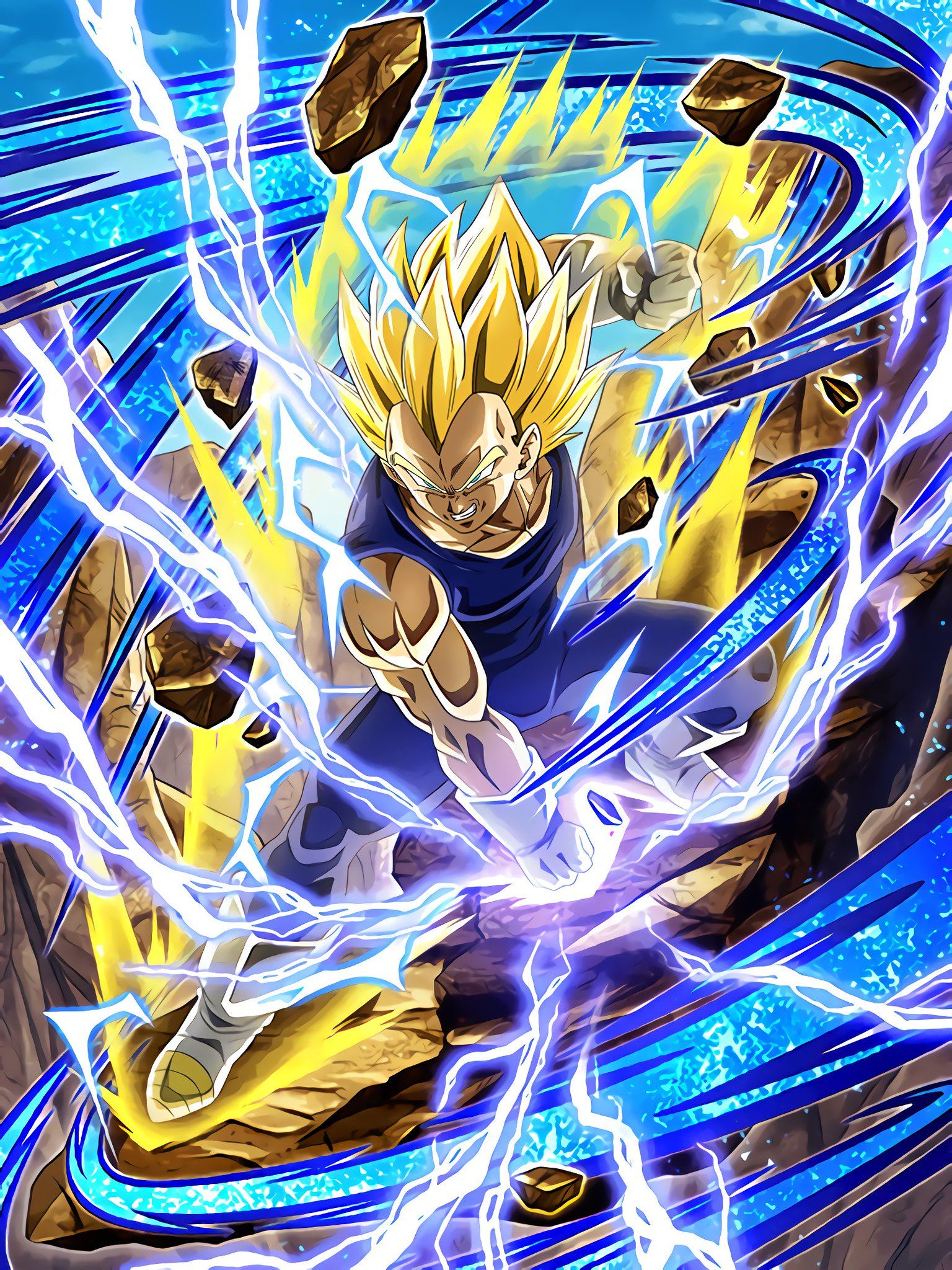 Super Saiyan 2 Vegeta Wallpapers