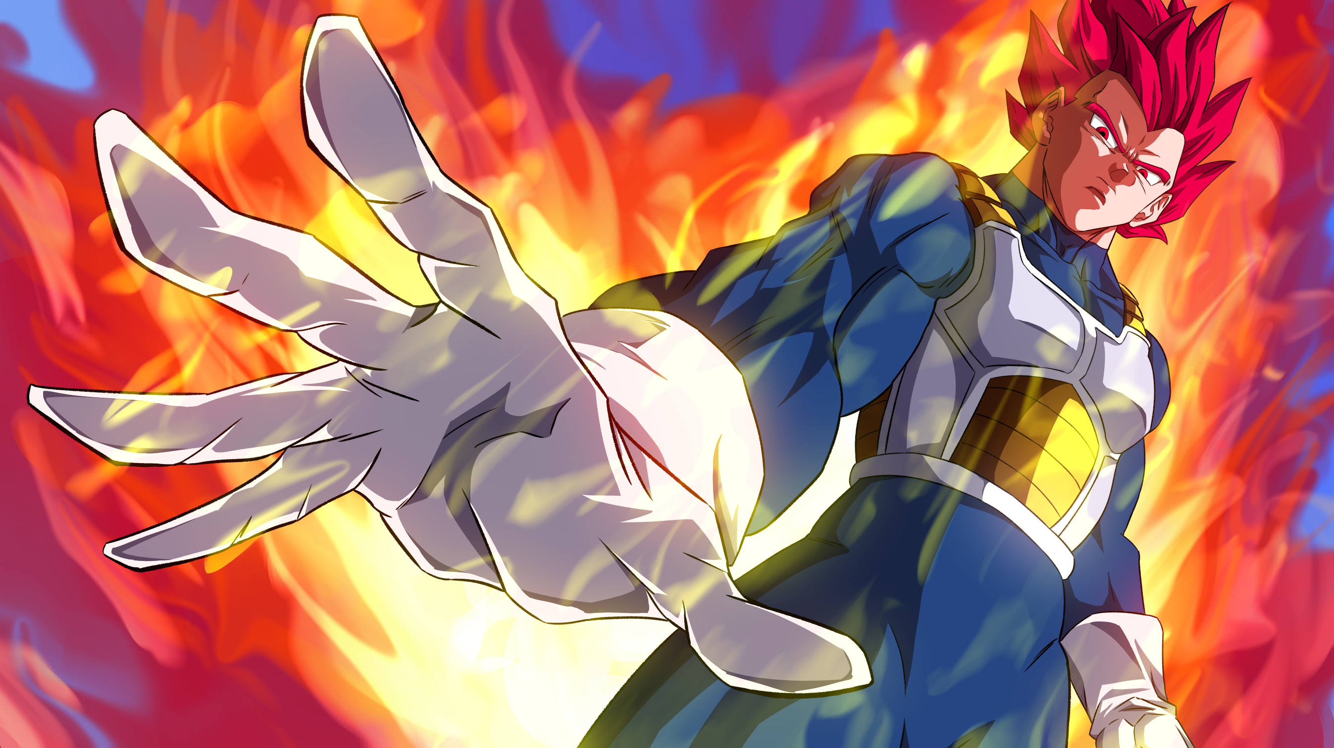 Super Saiyan God Vegeta Wallpapers