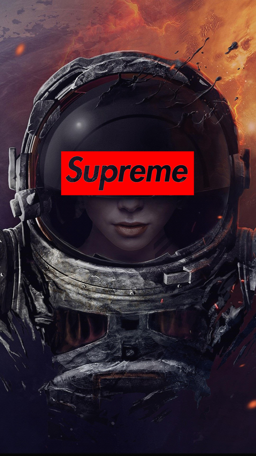 Supreme Astronaut Wallpapers