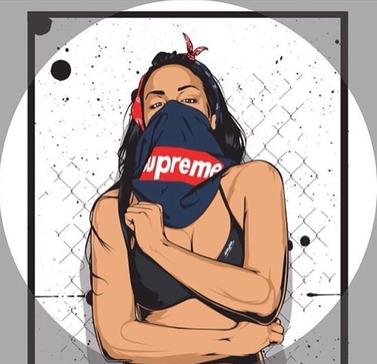 Supreme Cartoon Girl Wallpapers