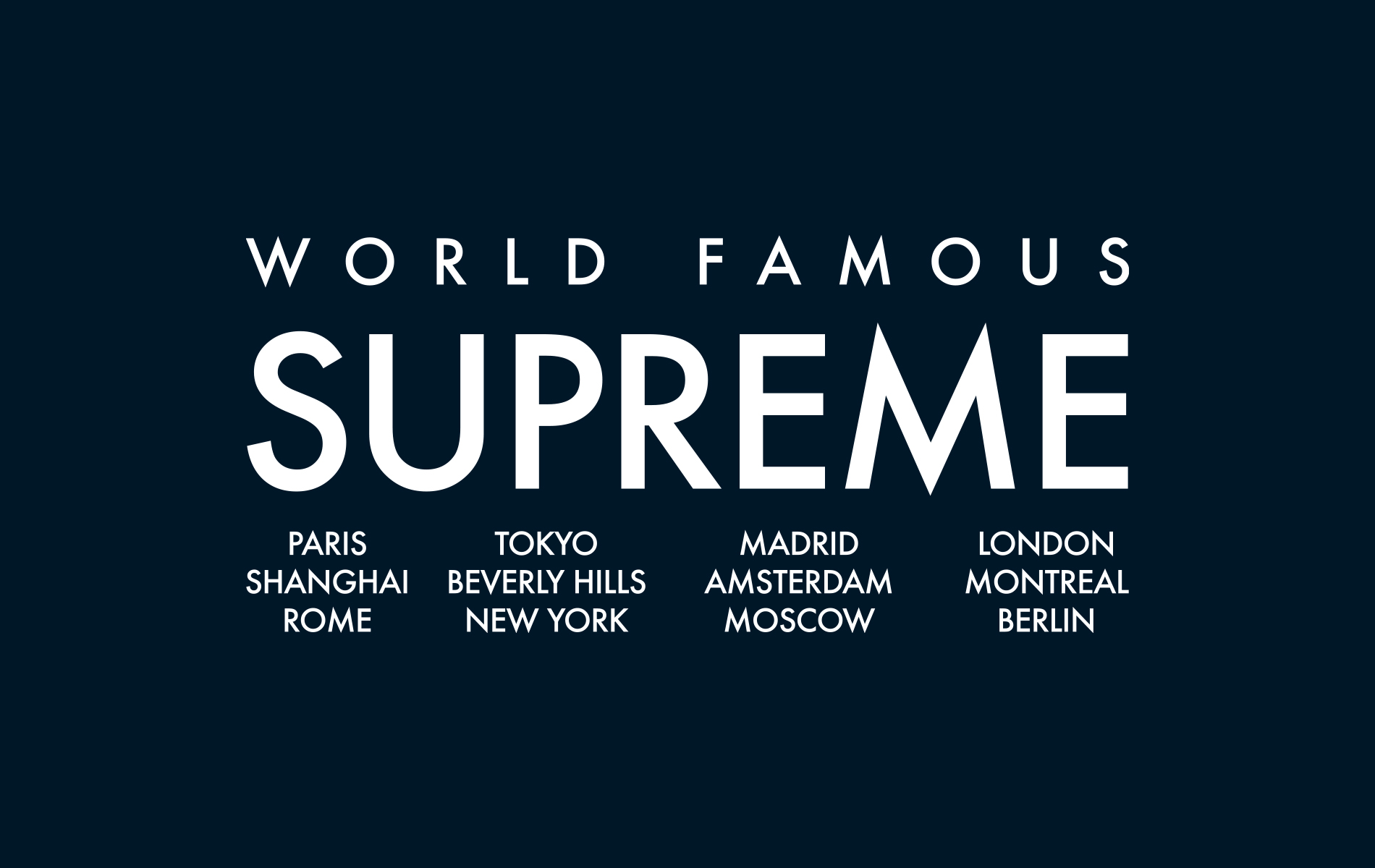 Supreme New York Wallpapers