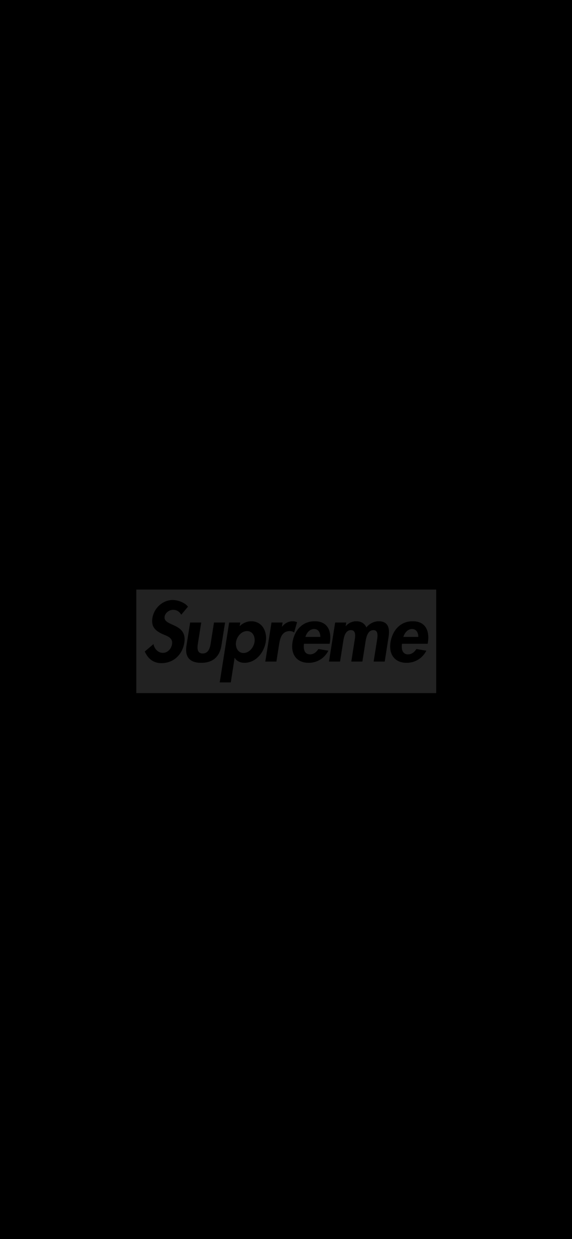 Supreme Black Wallpapers