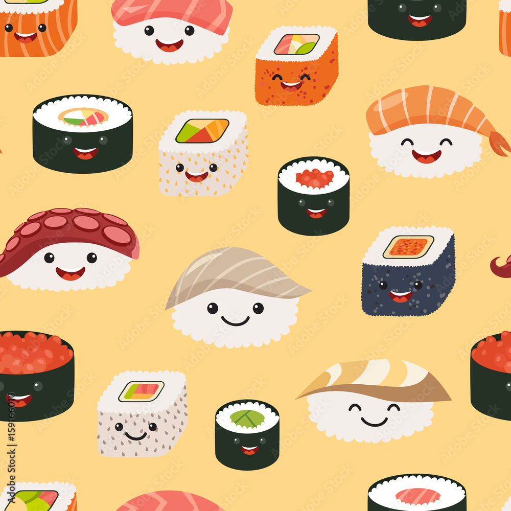 Sushi Cartoon Images Wallpapers