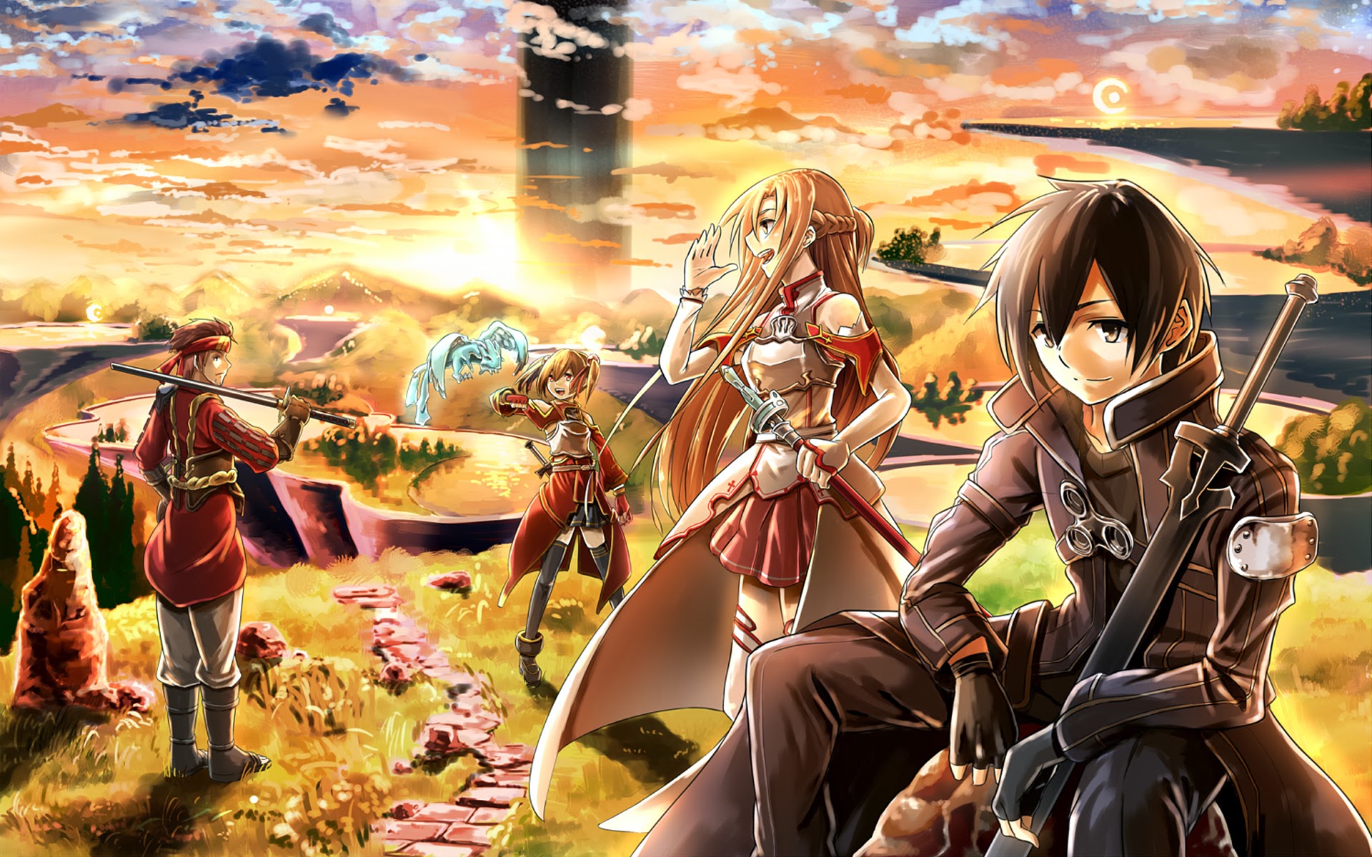 Sword Art Online Dual Monitor Wallpapers