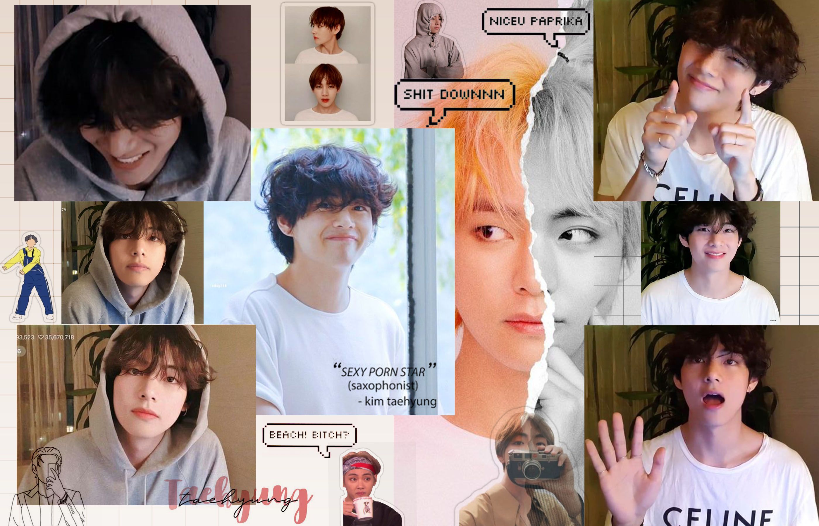 Taehyung Desktop Wallpapers