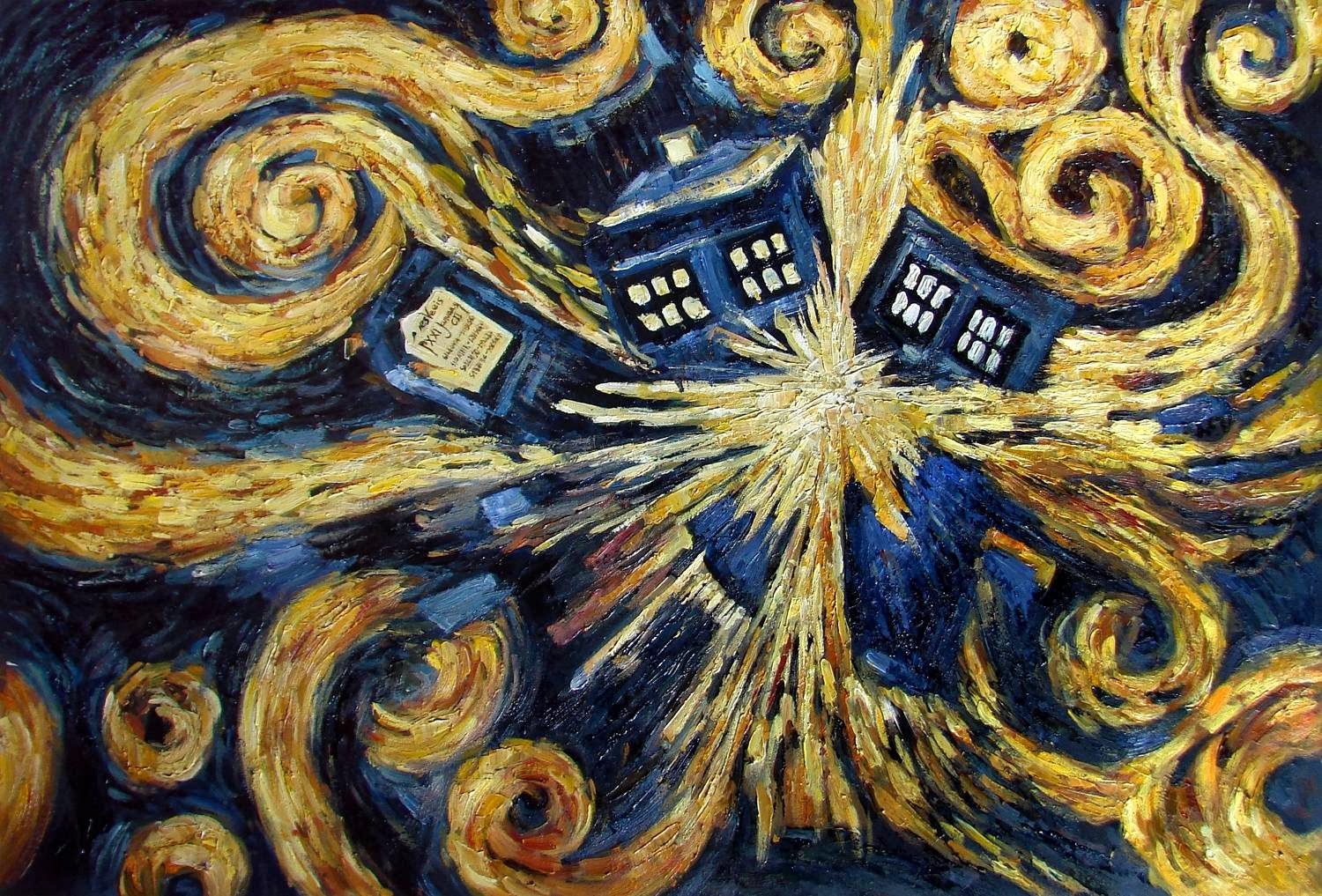 Tardis Van Gogh Wallpapers