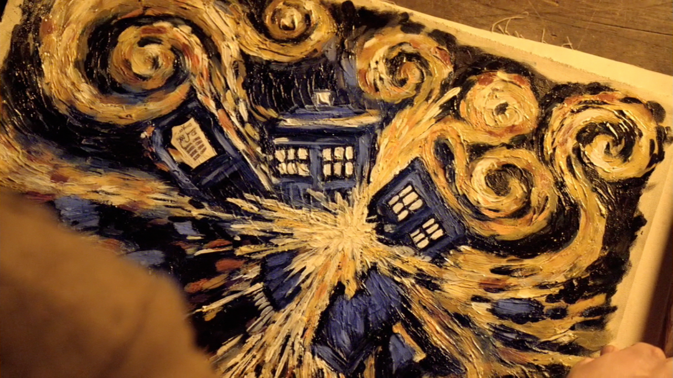 Tardis Van Gogh Wallpapers