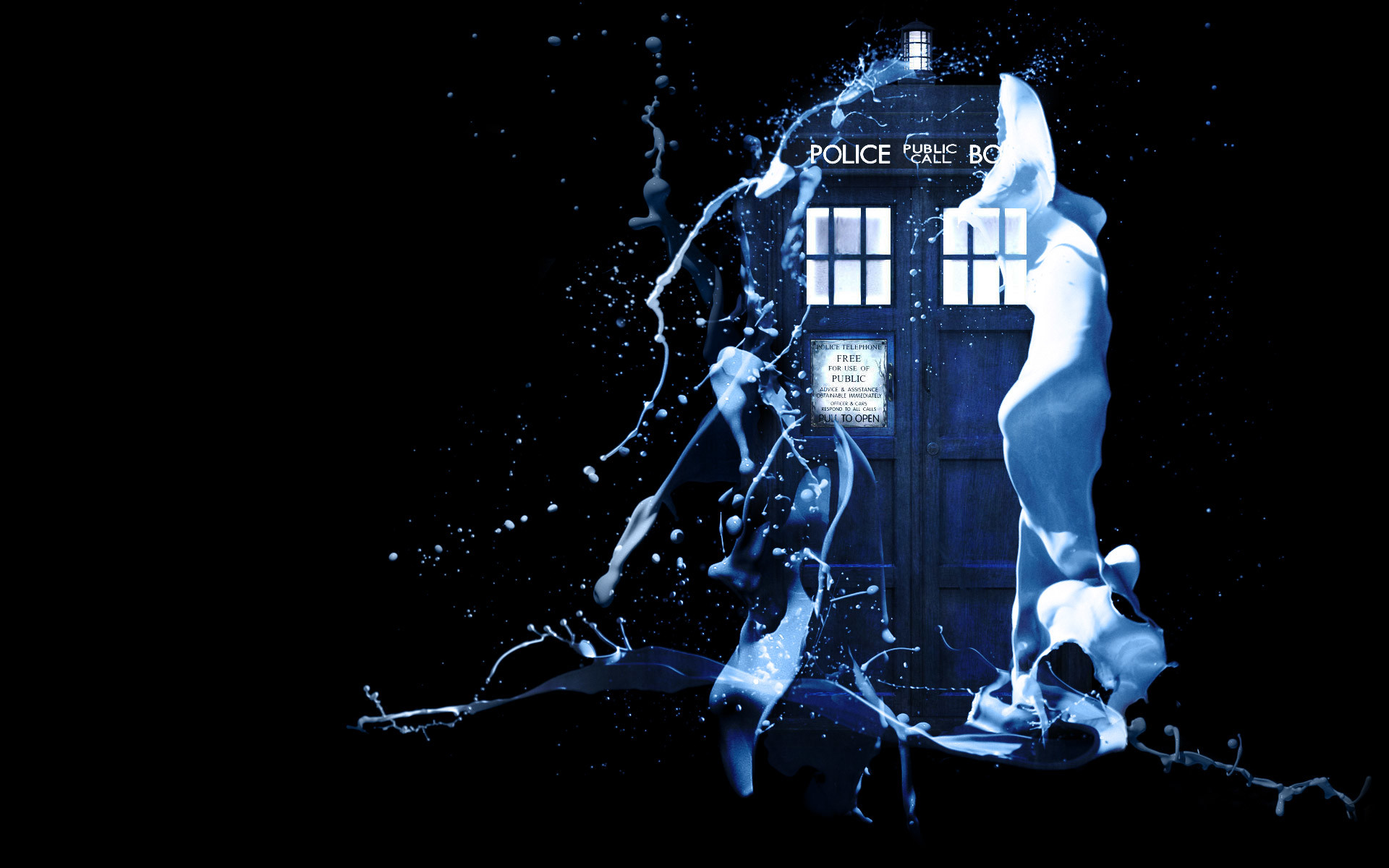 Tardis Van Gogh Wallpapers