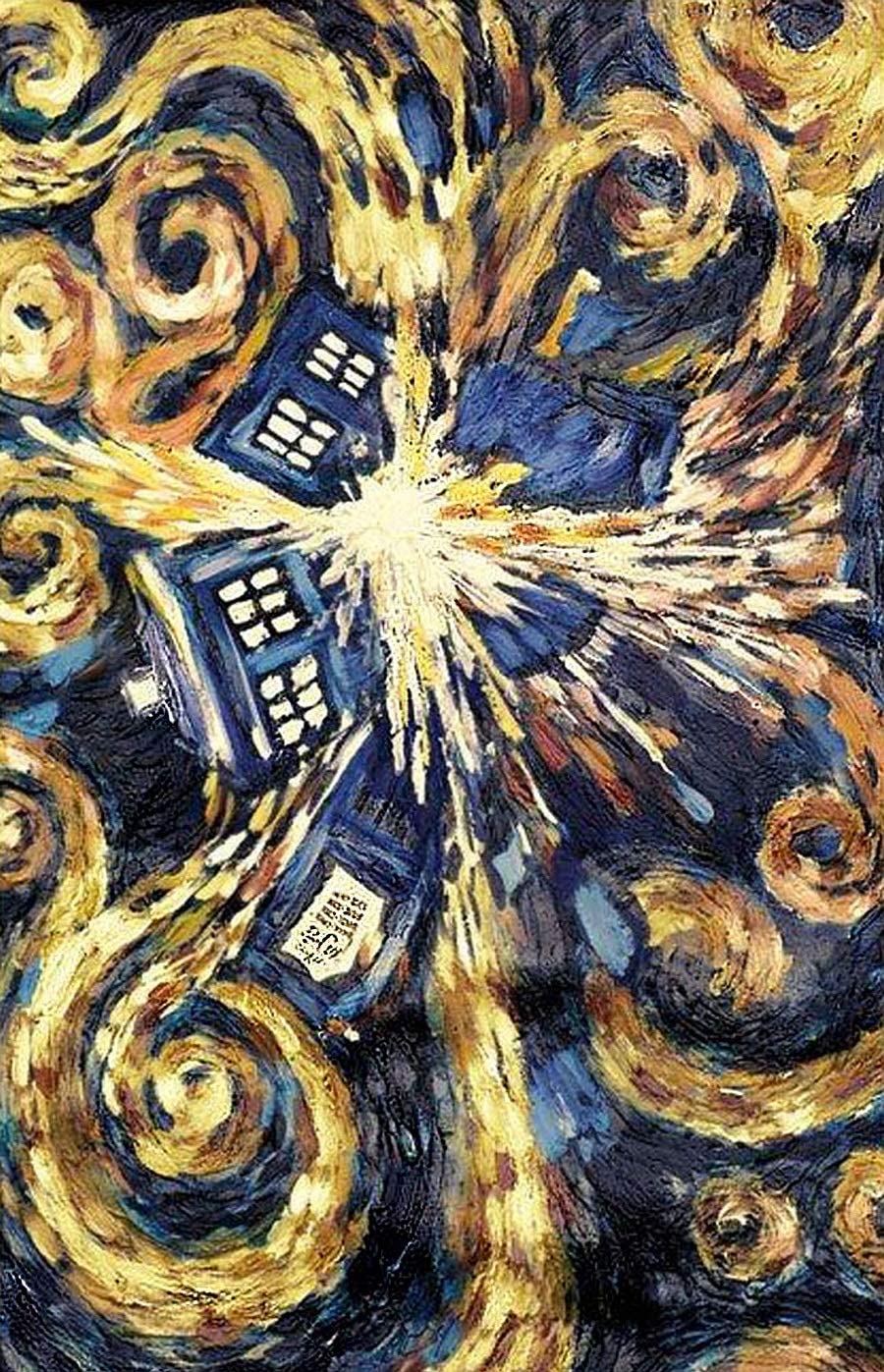 Tardis Van Gogh Wallpapers