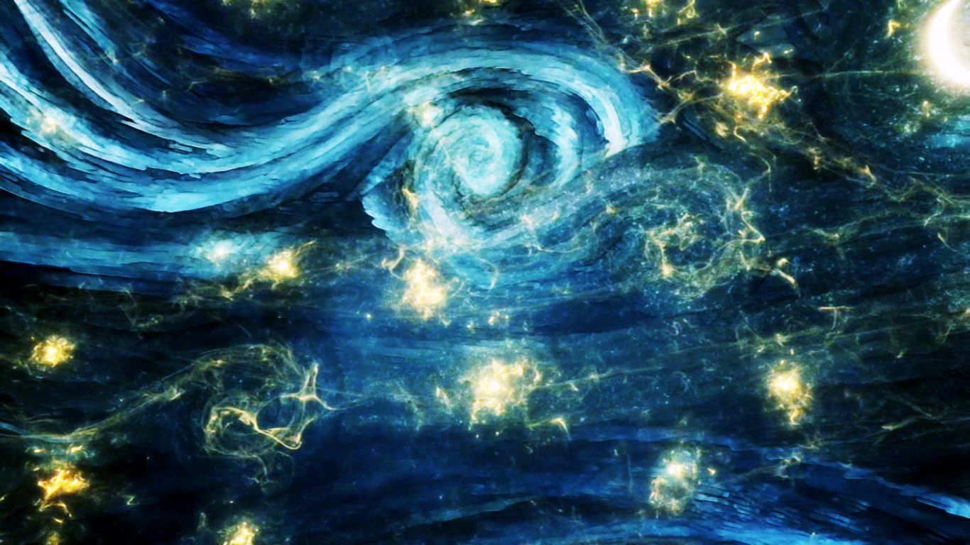 Tardis Van Gogh Wallpapers