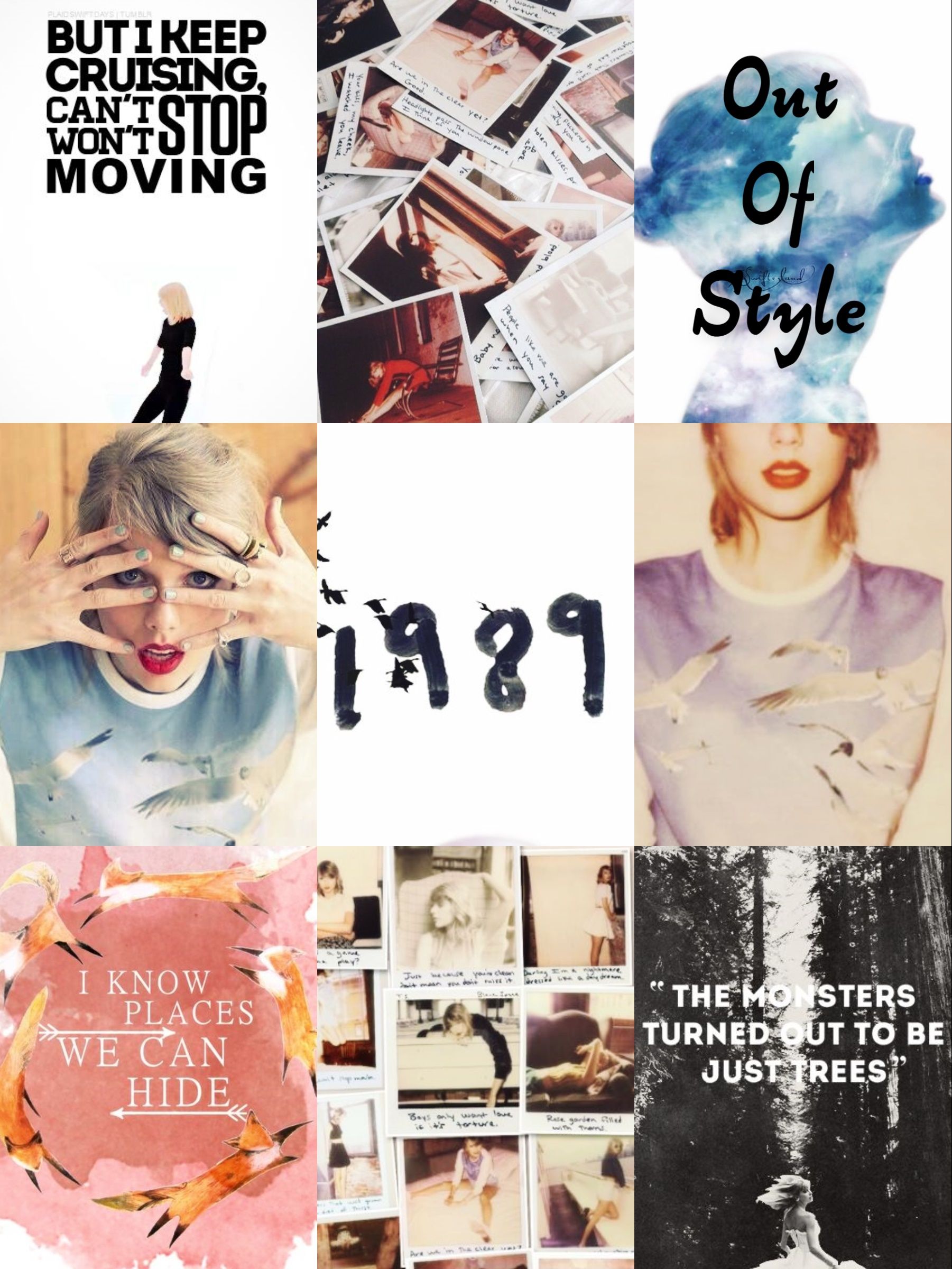 Taylor Swift Collage Wallpapers