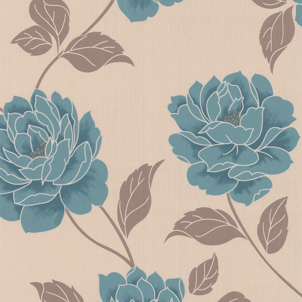 Teal Flower Wallpapers