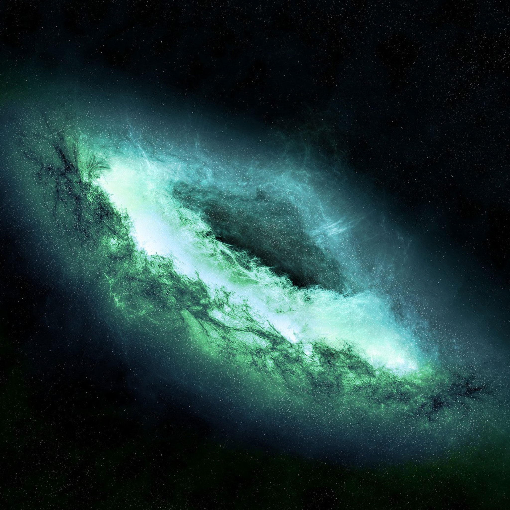 Teal Galaxy Wallpapers