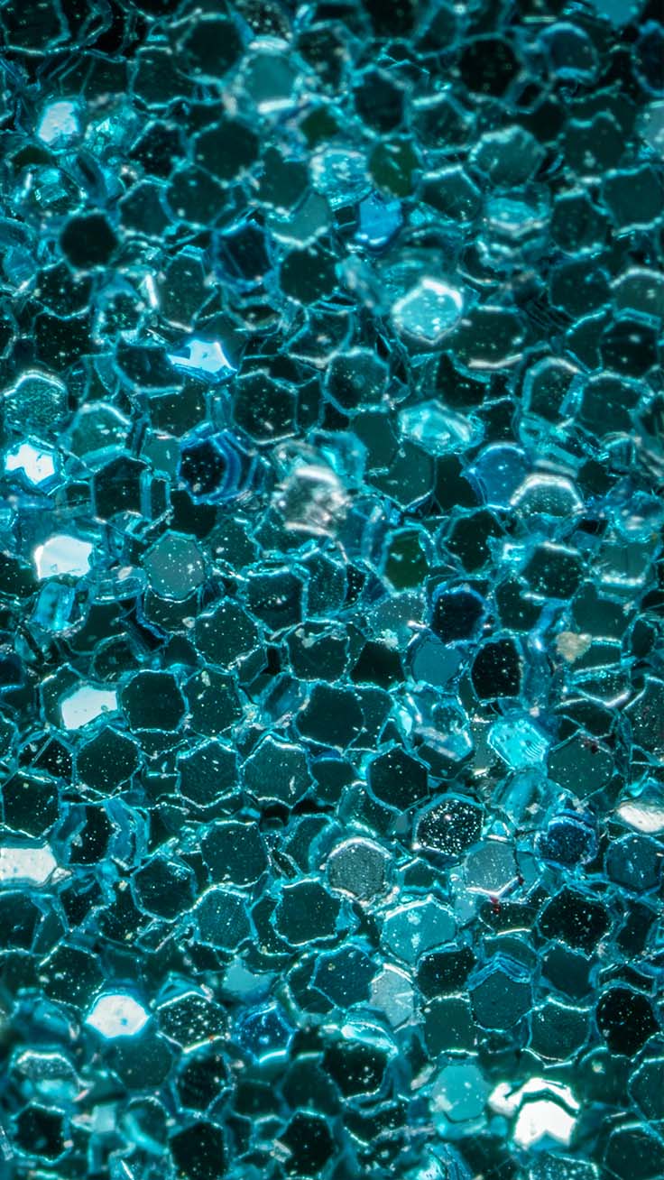 Teal Glitter Wallpapers