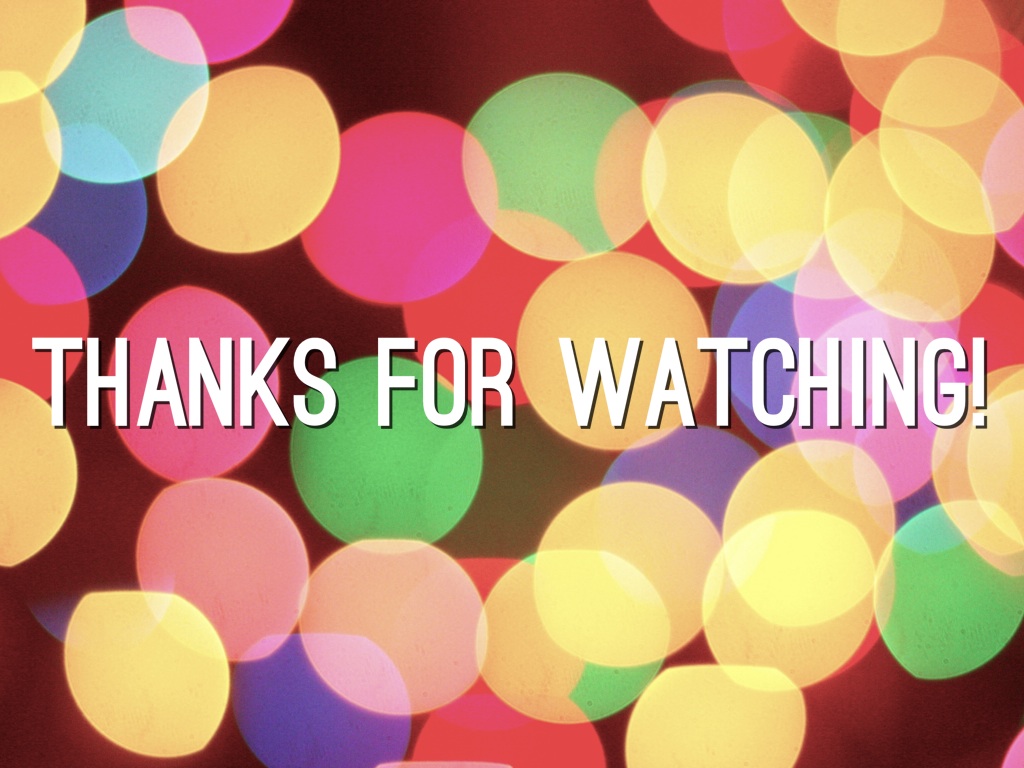 Thanks For Watching Picture Wallpapers