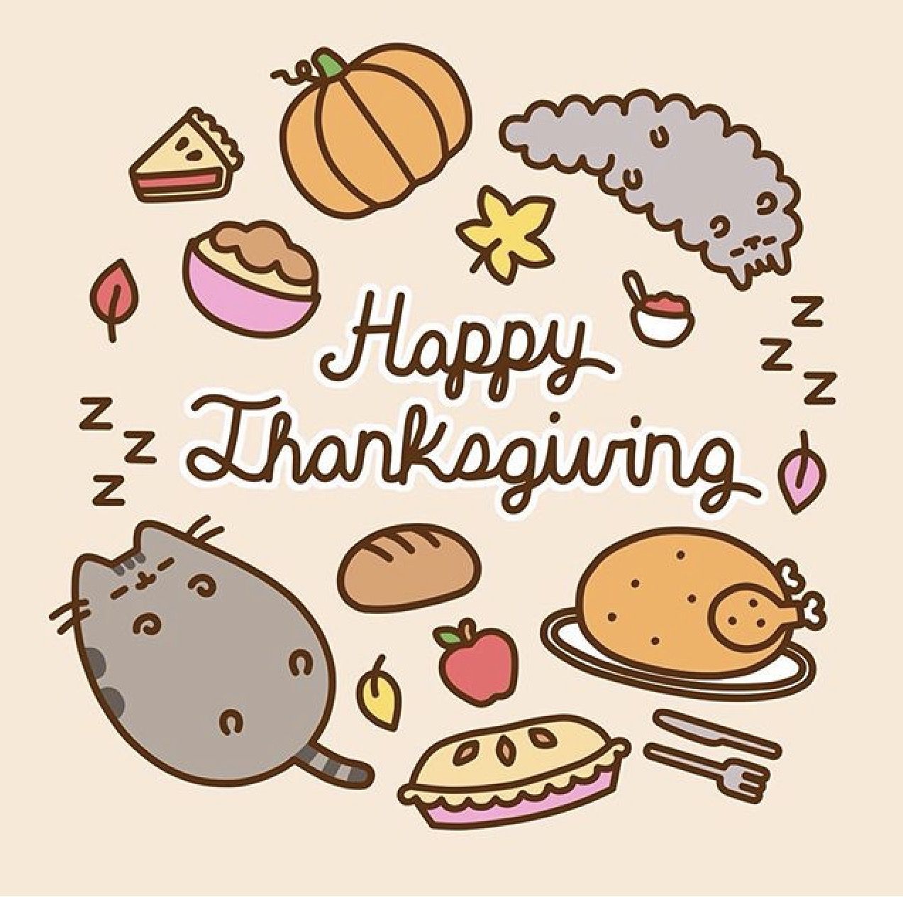 Thanksgiving Cat Wallpapers