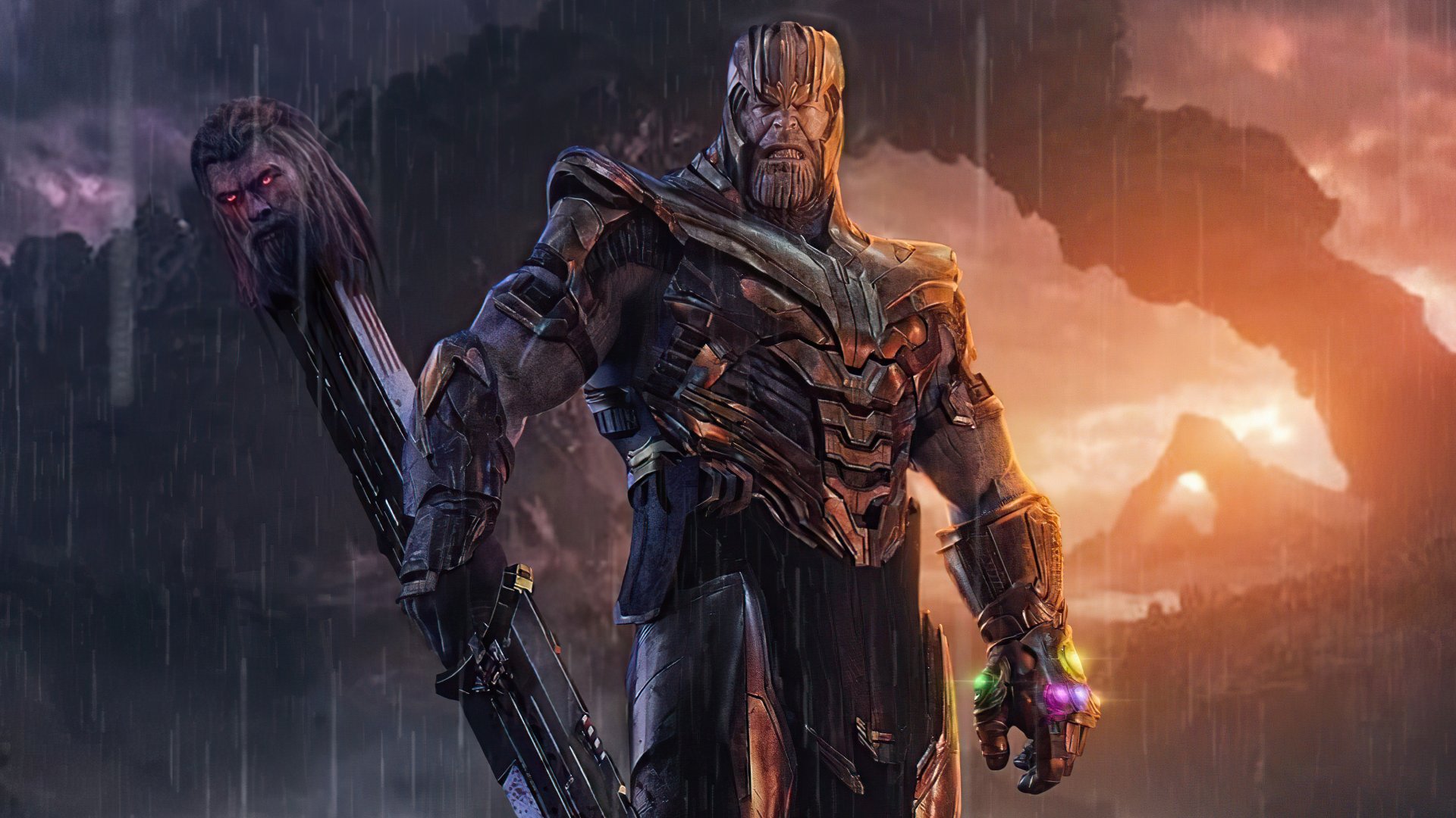 Thanos With Sword Wallpapers