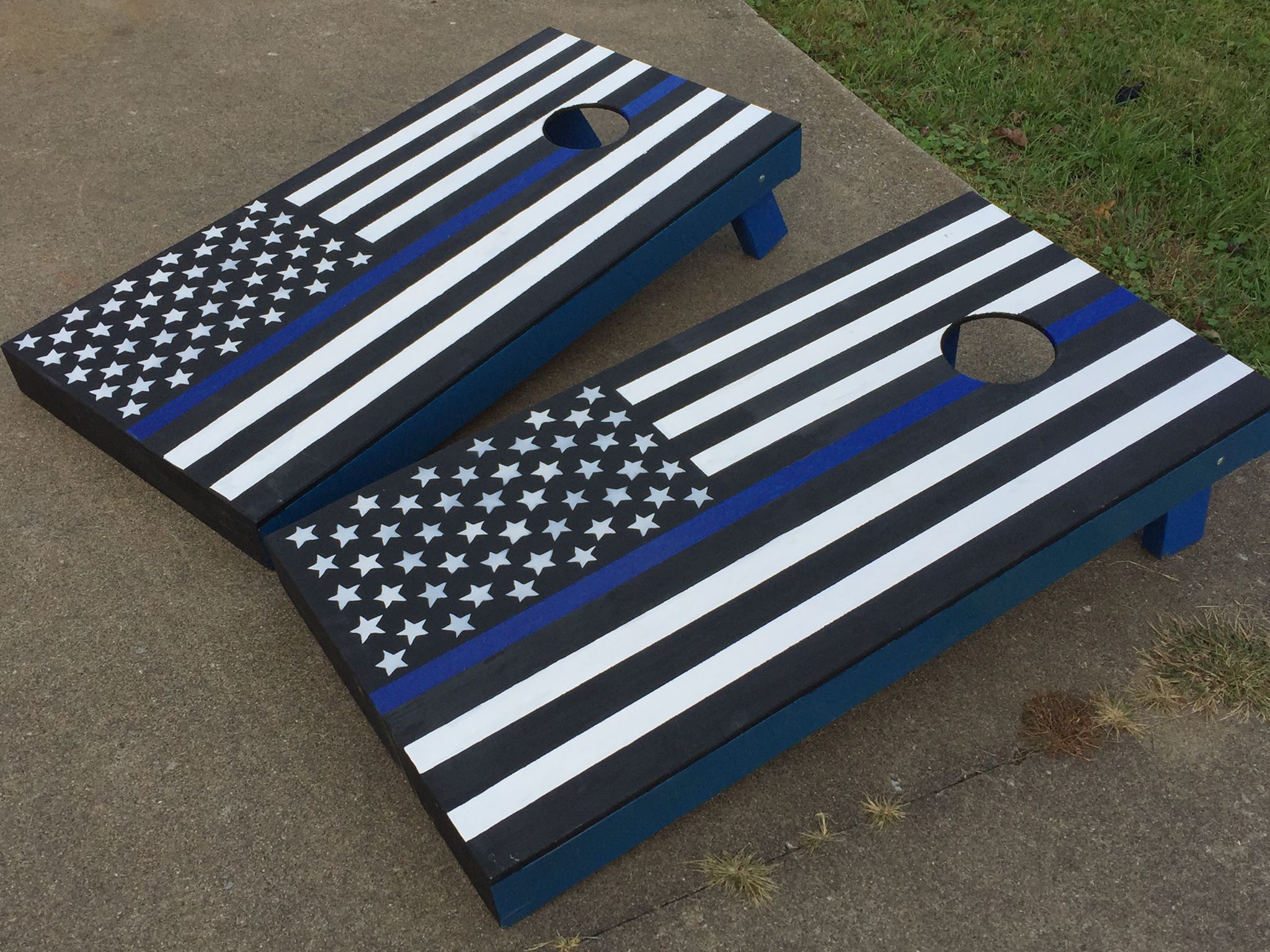 Thin Blue Line American Flag Wallpapers