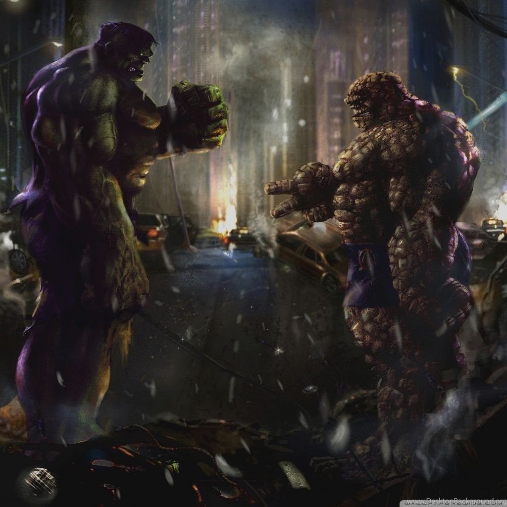 Thing Vs Hulk Wallpapers