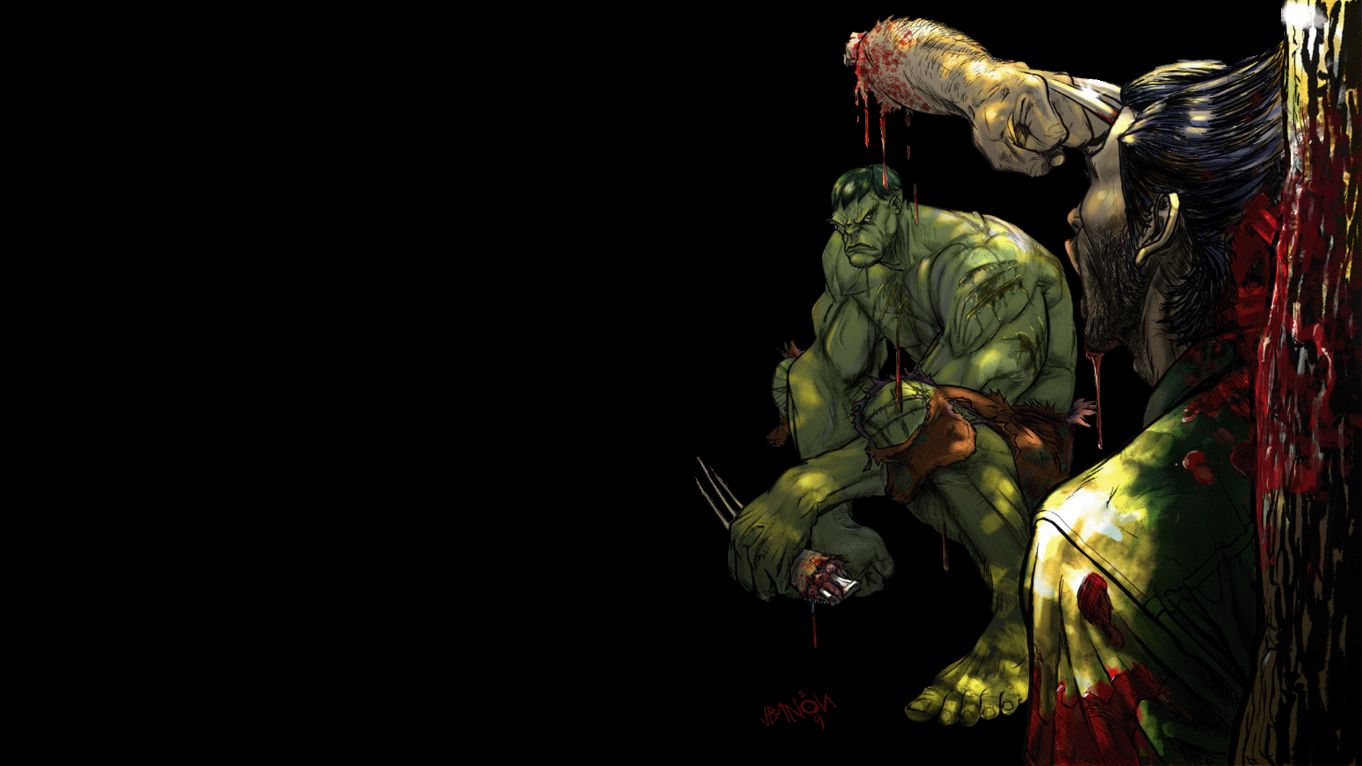 Thing Vs Hulk Wallpapers