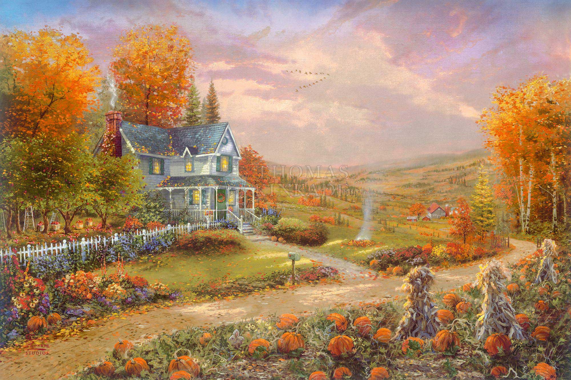 Thomas Kinkade Autumn Wallpapers