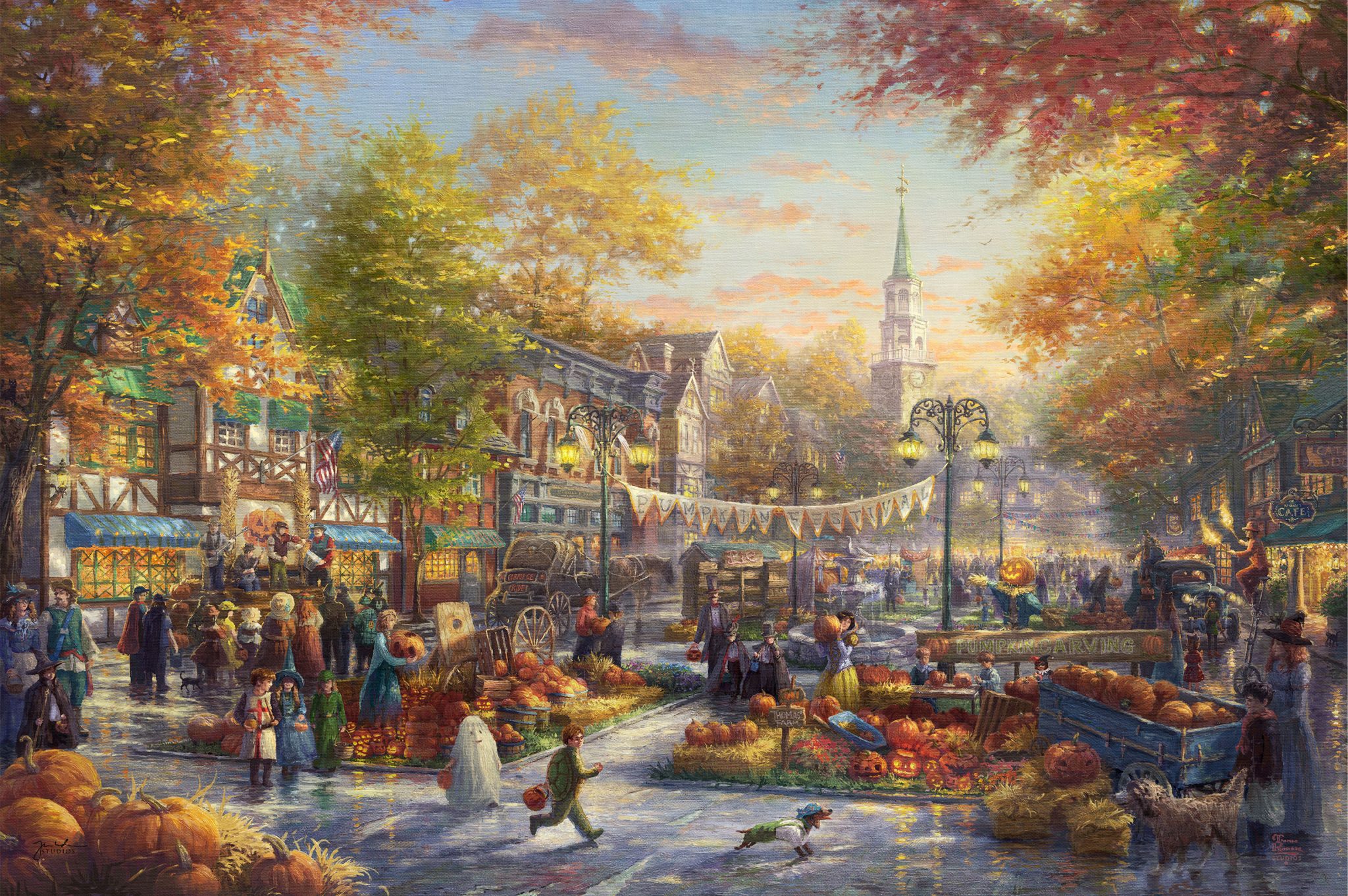 Thomas Kinkade Autumn Wallpapers