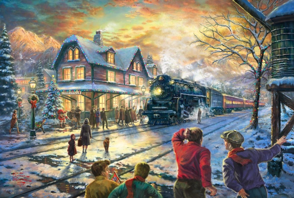 Thomas Kinkade Christmas Wallpapers