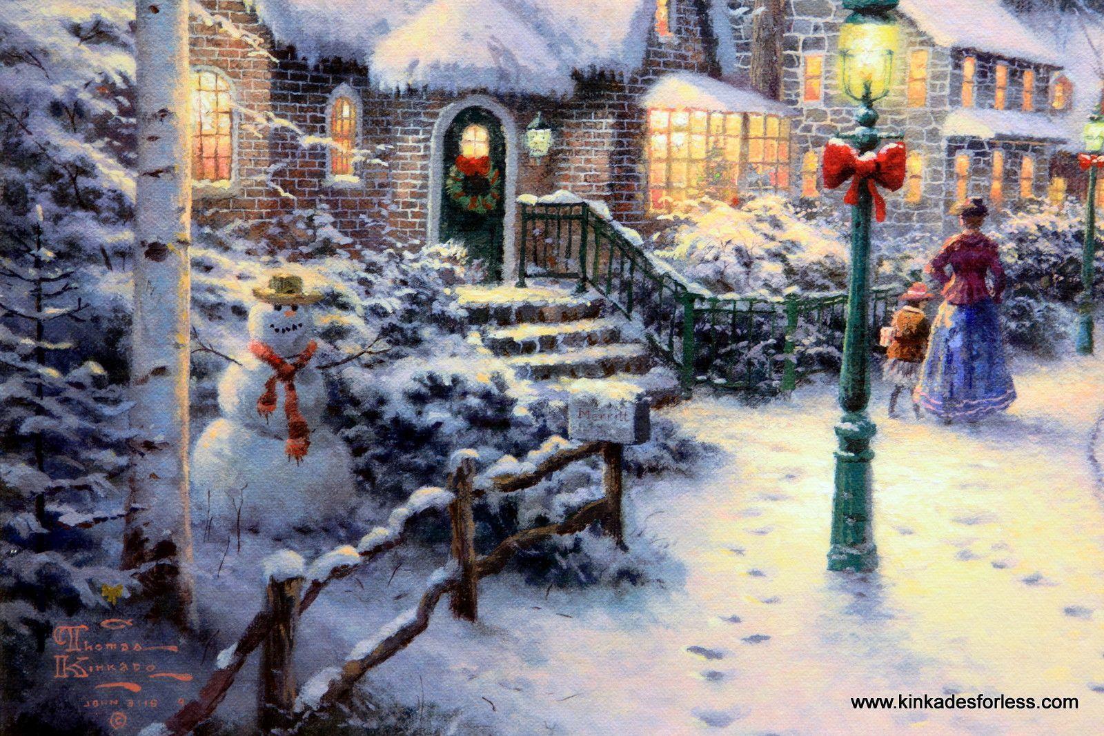 Thomas Kinkade Christmas Wallpapers