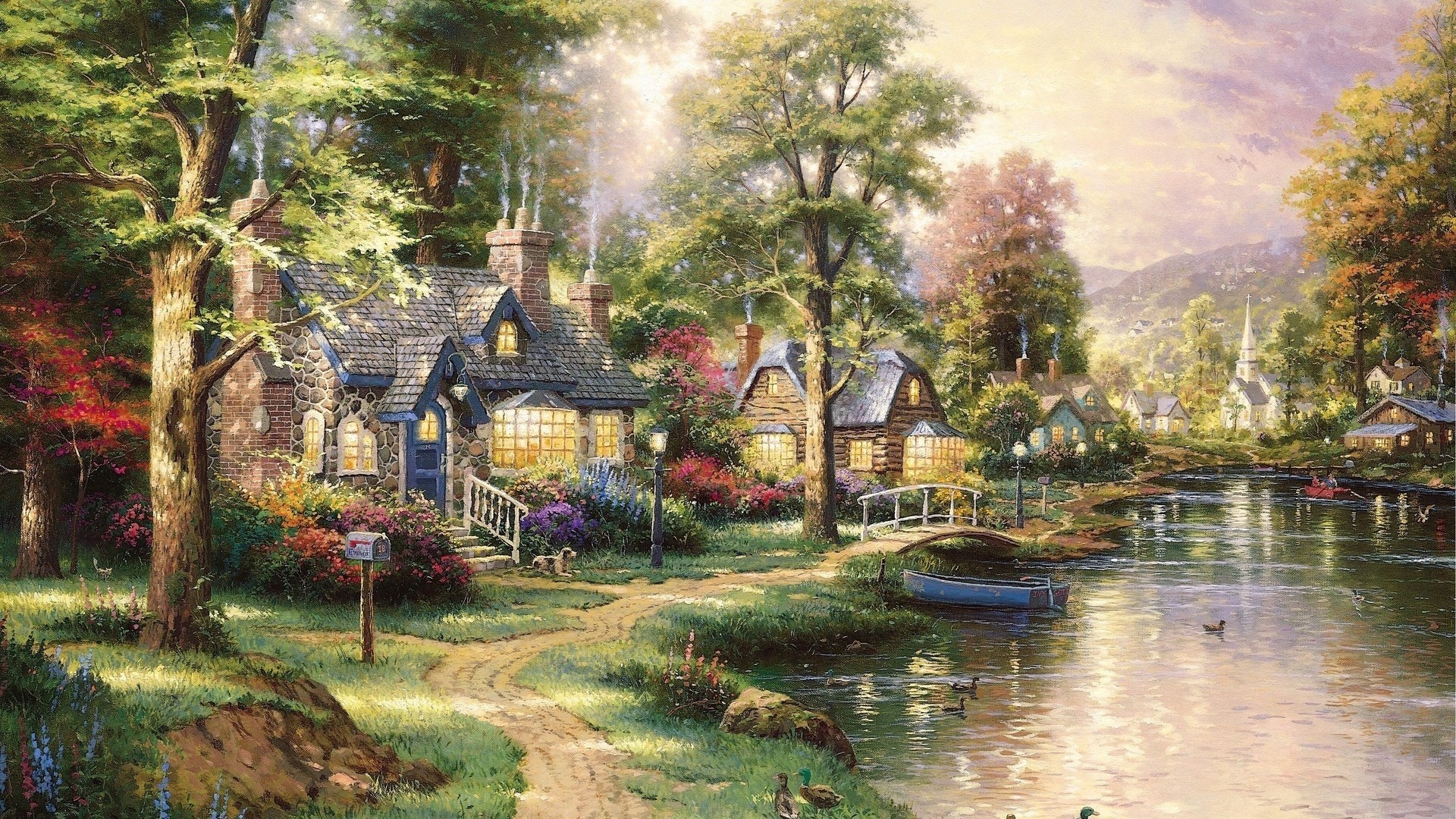 Thomas Kinkade Desktop Wallpapers