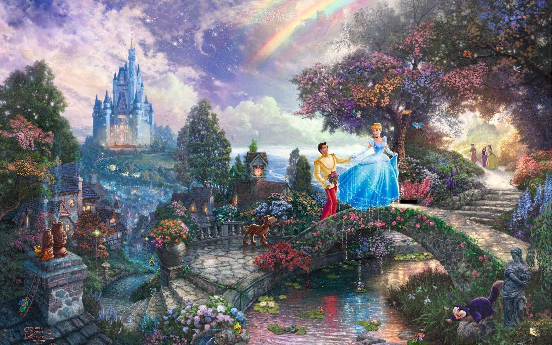 Thomas Kinkade Disney Wallpapers