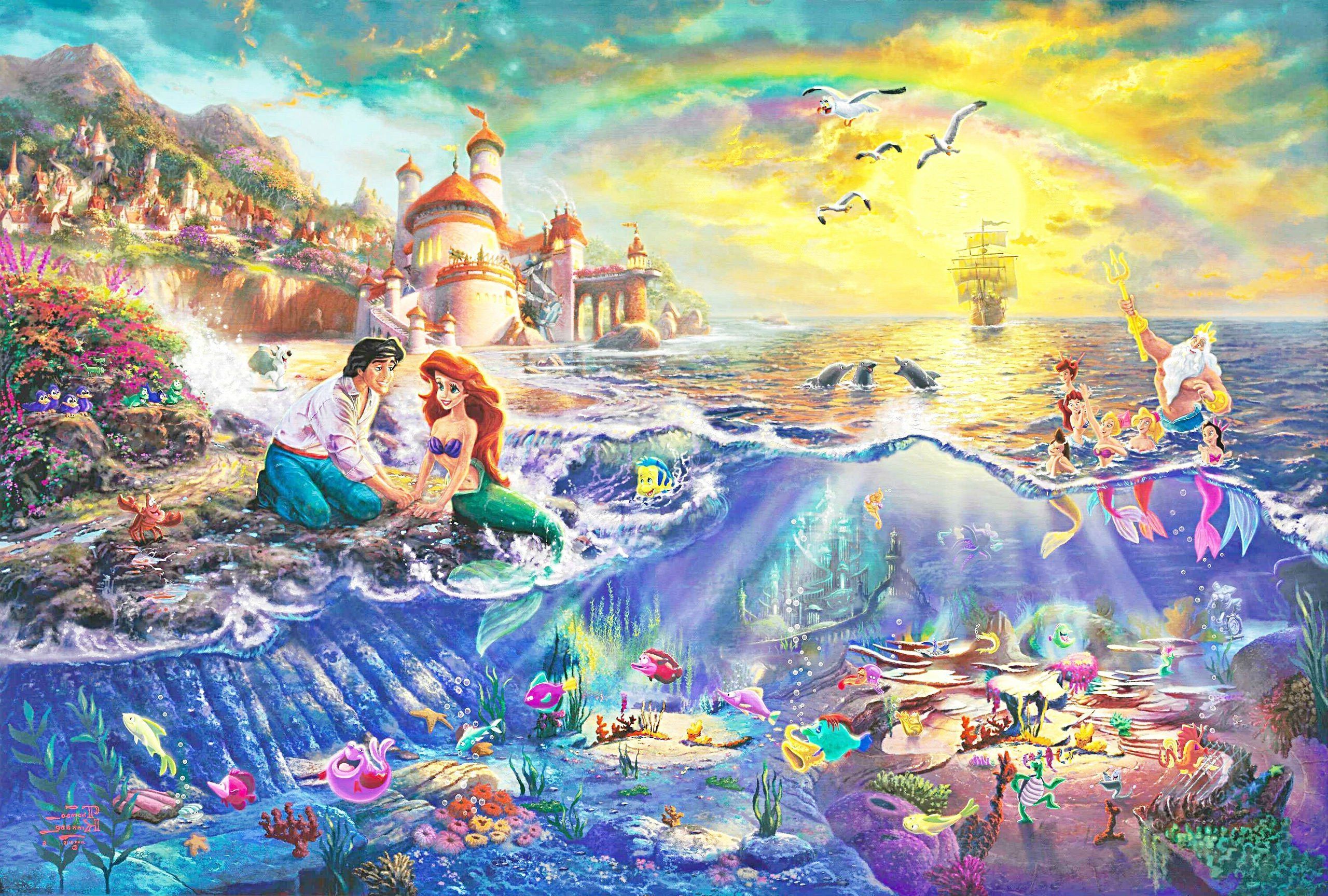 Thomas Kinkade Disney Wallpapers