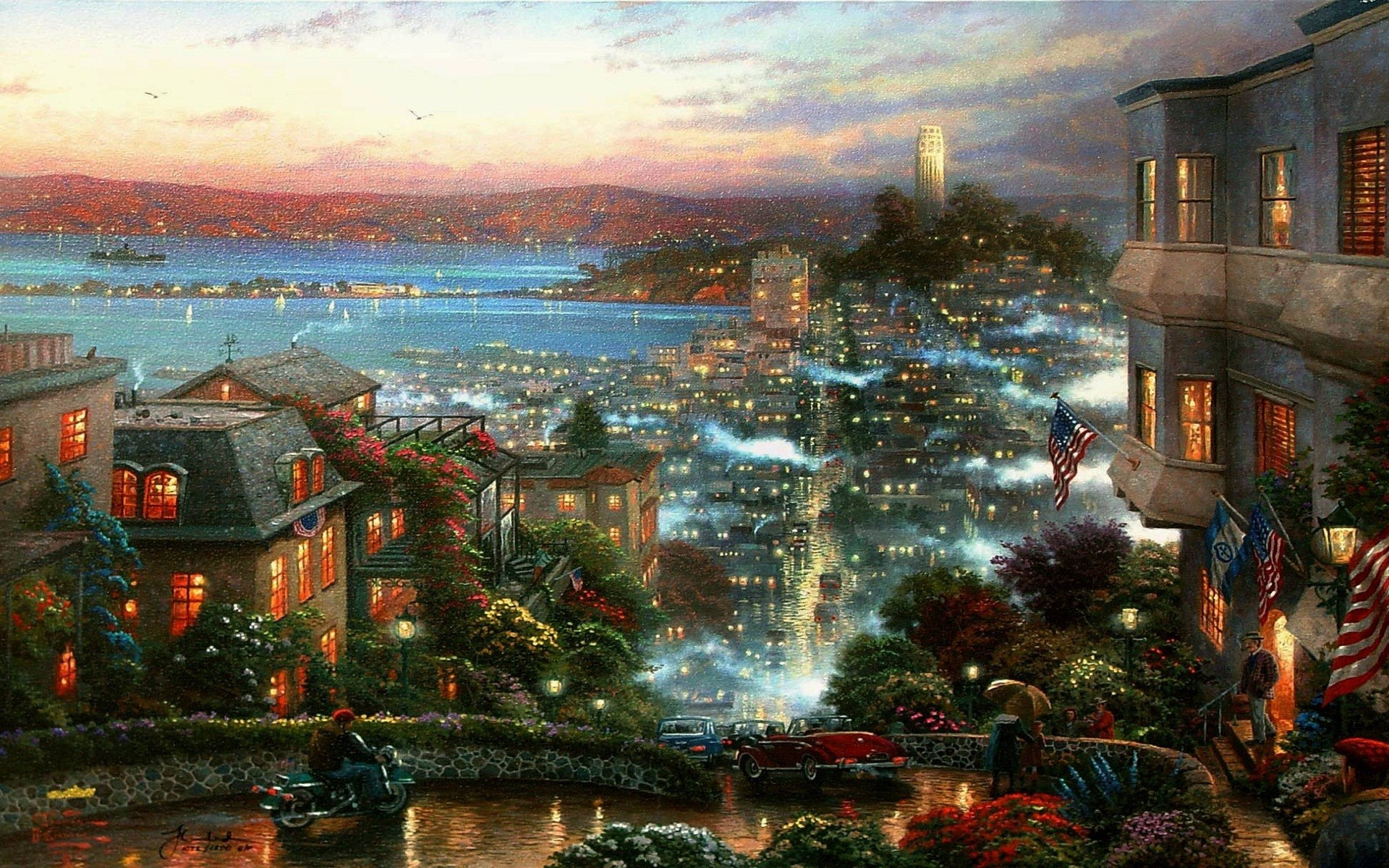 Thomas Kinkade For Phone Wallpapers