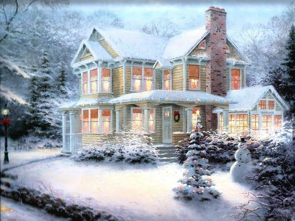 Thomas Kinkade Winter Wallpapers